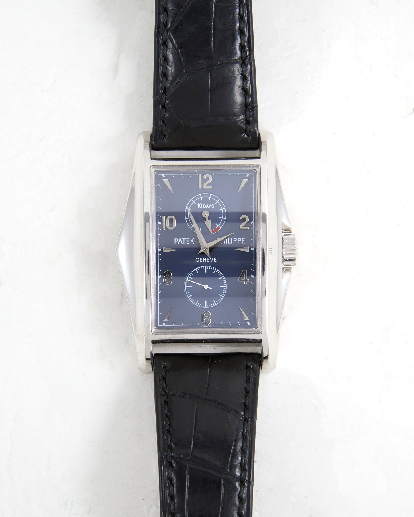 Patek Philippe Millenium Ten Day Power Reserve in White Gold with Box & Papers