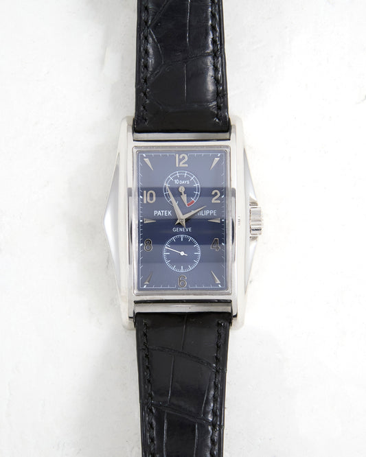 Patek Philippe Millenium Ten Day Power Reserve in White Gold with Box & Papers
