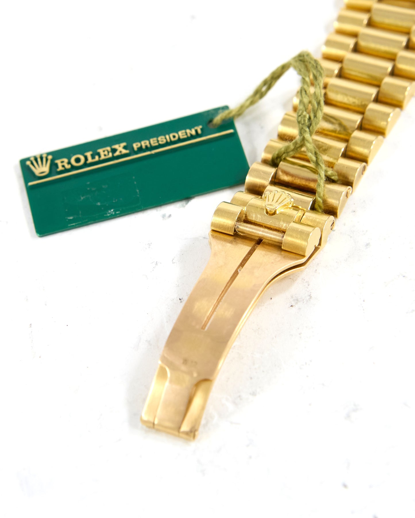 Rolex Day-Date 18238 Champagne Dial in Yellow Gold Case on  President Bracelet with Serial Tag