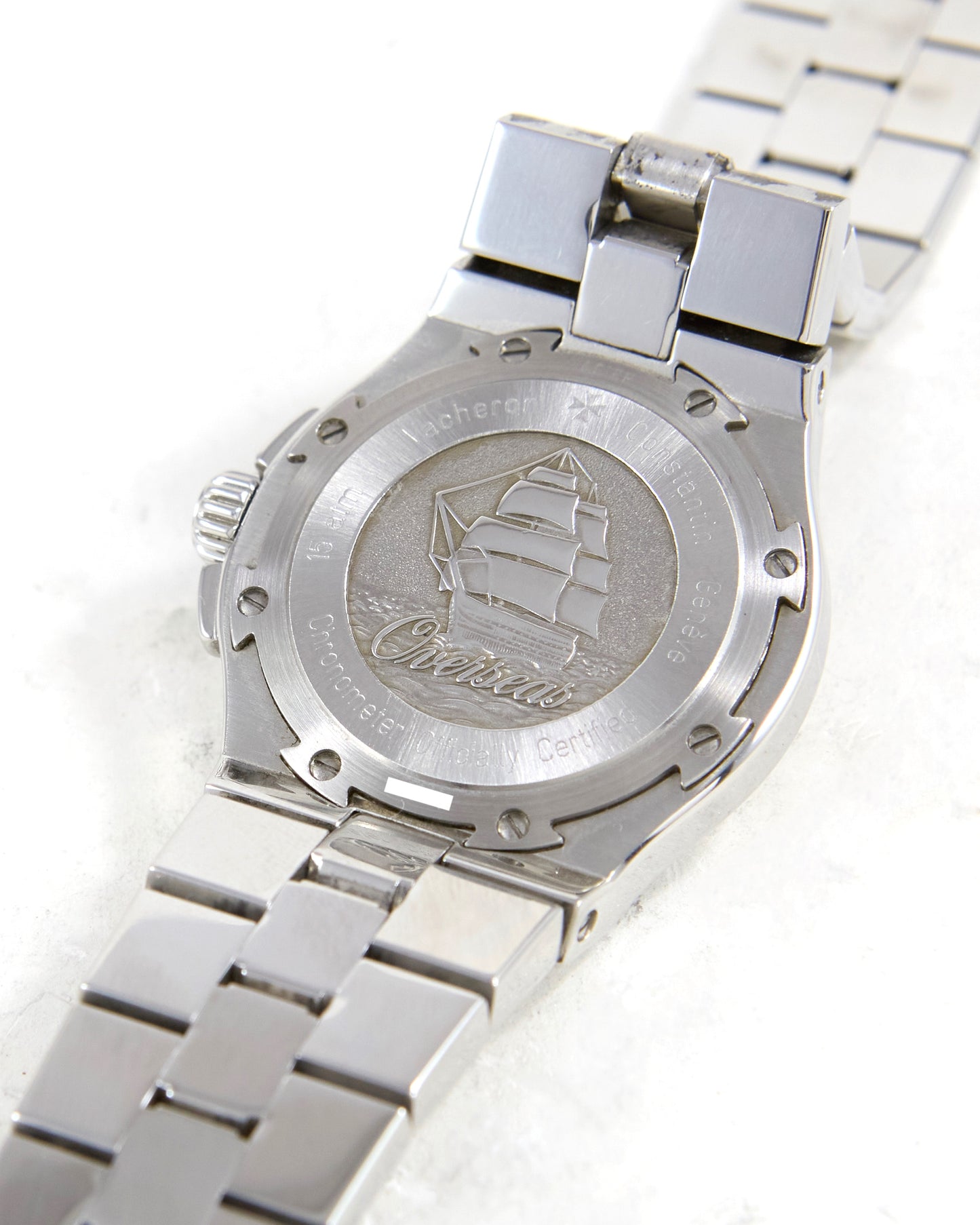 Vacheron Constantin Overseas 42050 Blue Dial in Steel Case and Bracelet with Box and Papers