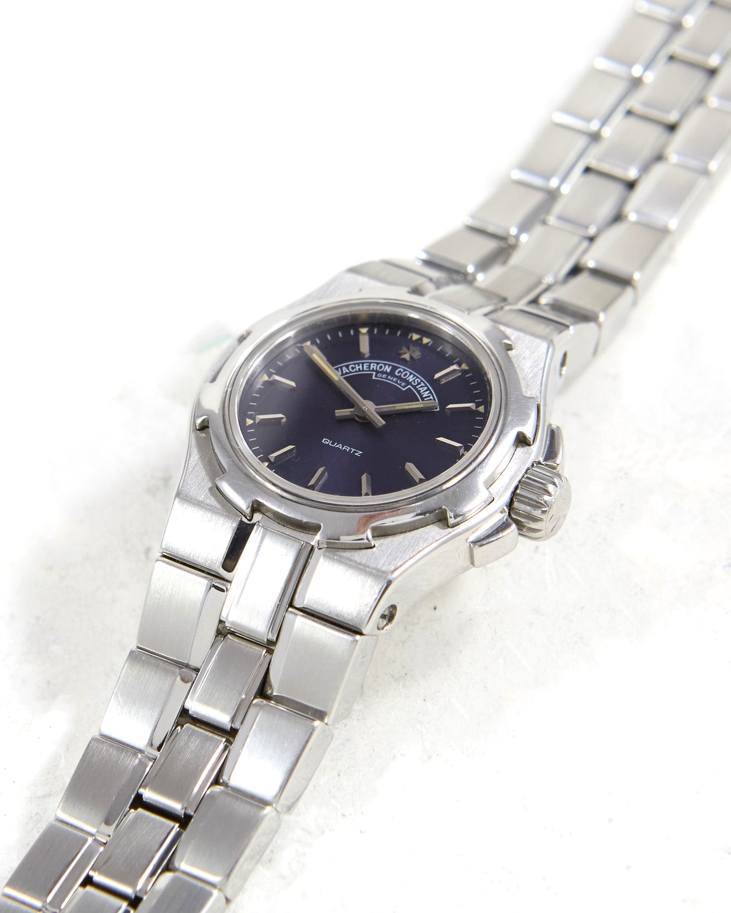 Vacheron Constantin Overseas 16050 Ladies Blue Dial in Steel Case and Bracelet