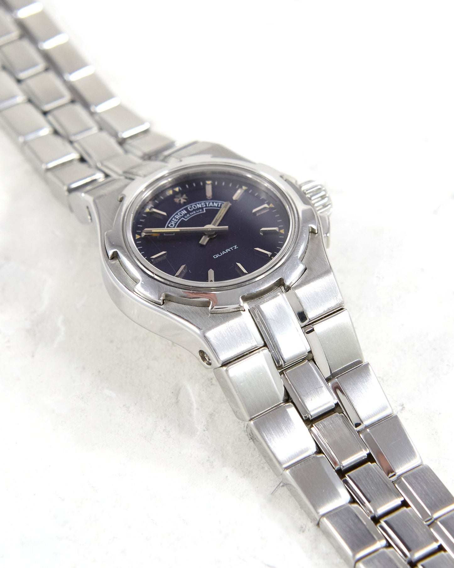 Vacheron Constantin Overseas 16050 Ladies Blue Dial in Steel Case and Bracelet