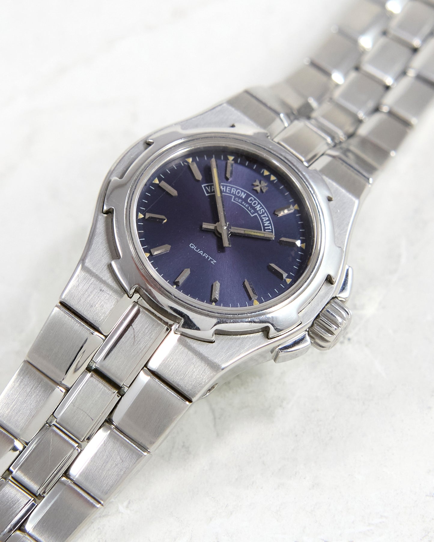 Vacheron Constantin Overseas 16050 Ladies Blue Dial in Steel Case and Bracelet