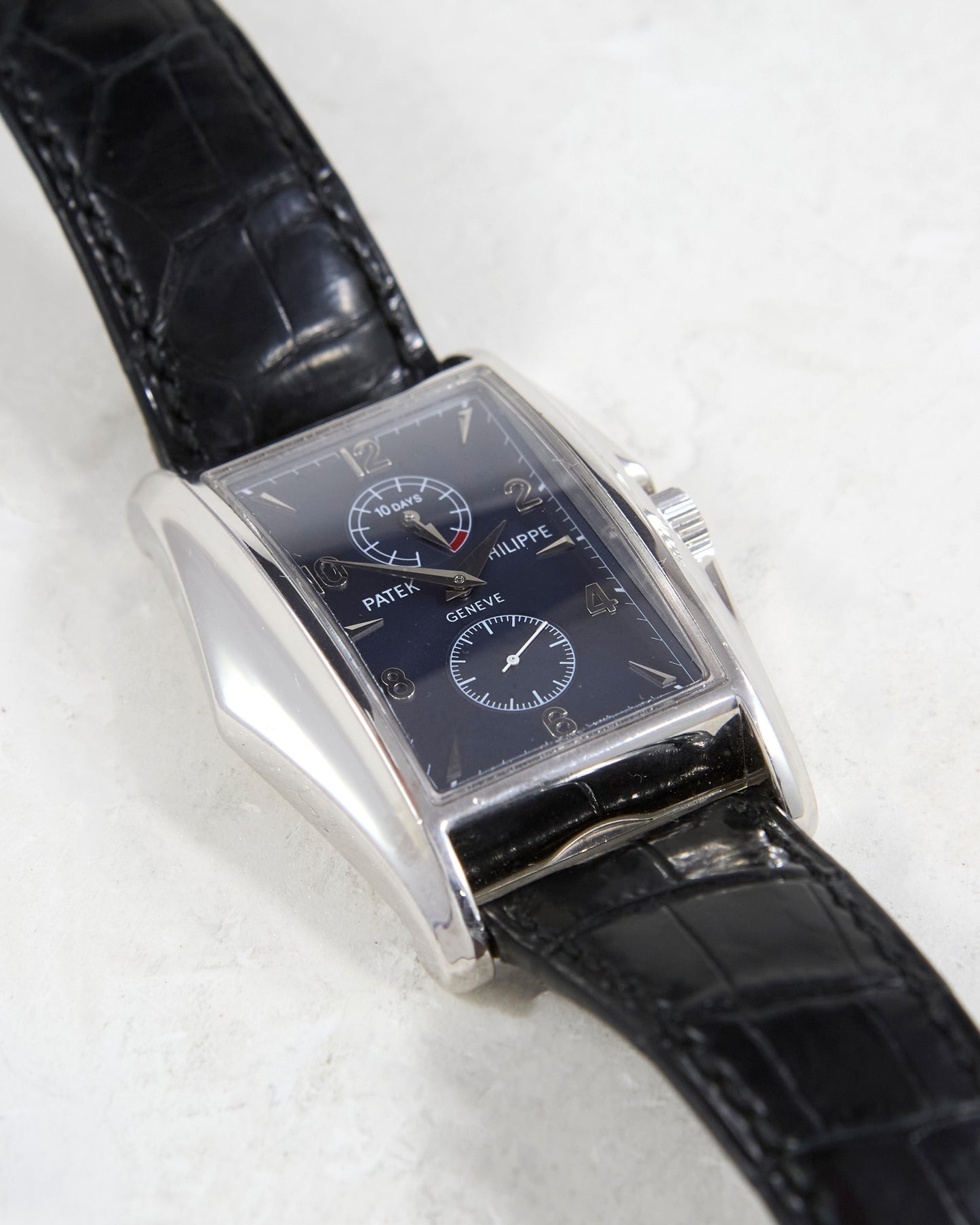 Patek Philippe Millenium Ten Day Power Reserve in White Gold with Box & Papers