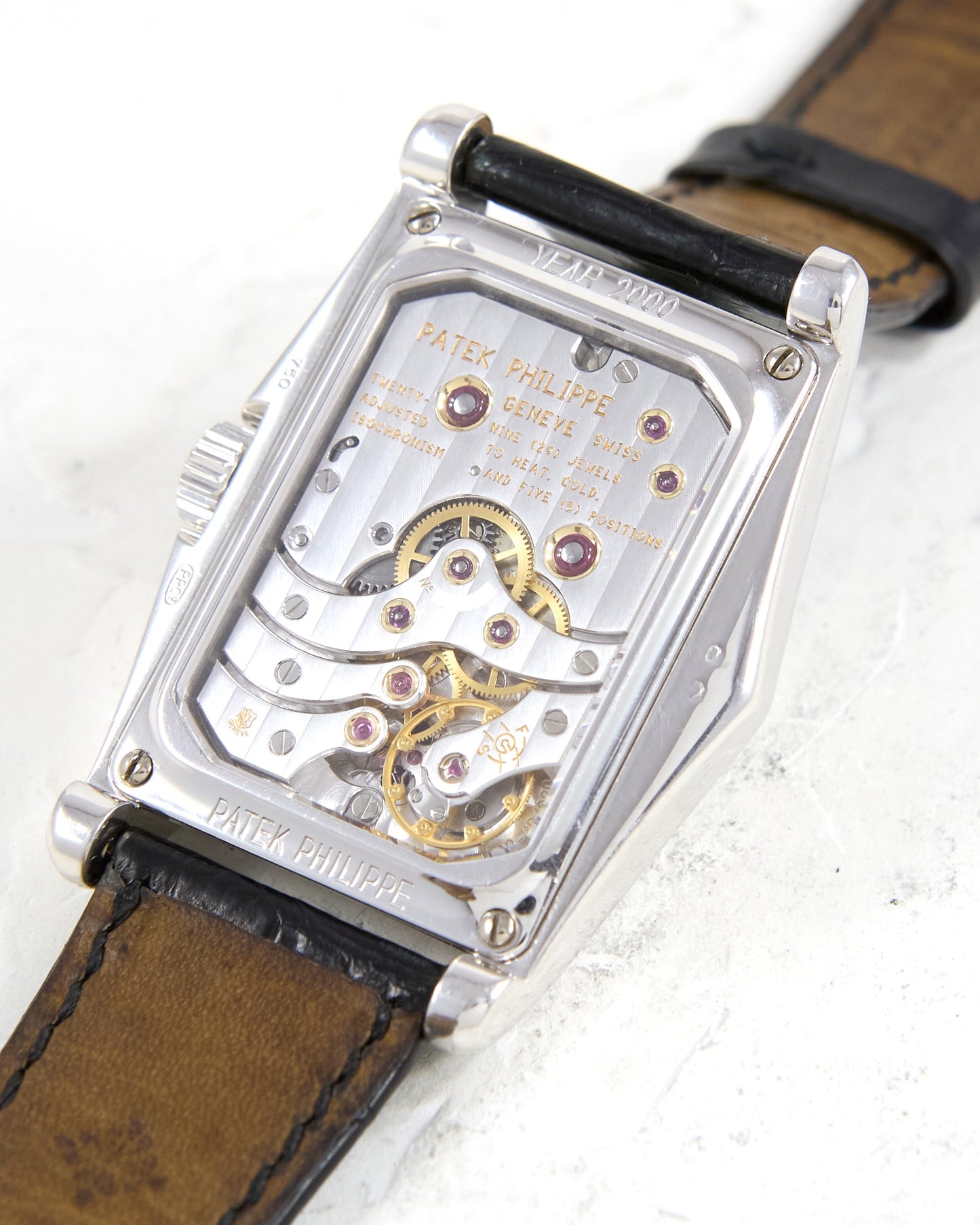 Patek Philippe Millenium Ten Day Power Reserve in White Gold with Box & Papers