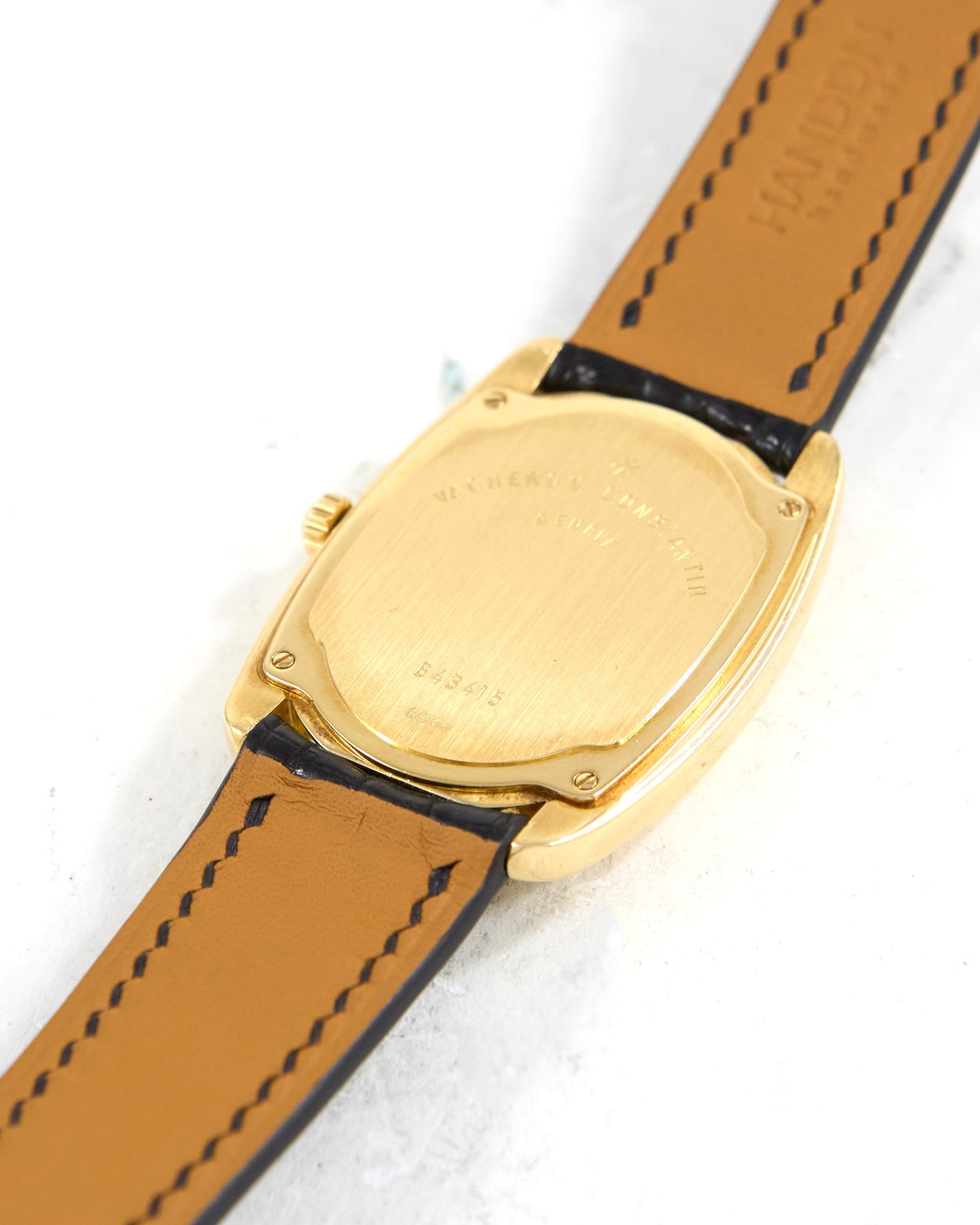 Vacheron Constantin Historiques Oval in Yellow Gold Case with Signed Strap and Buckle