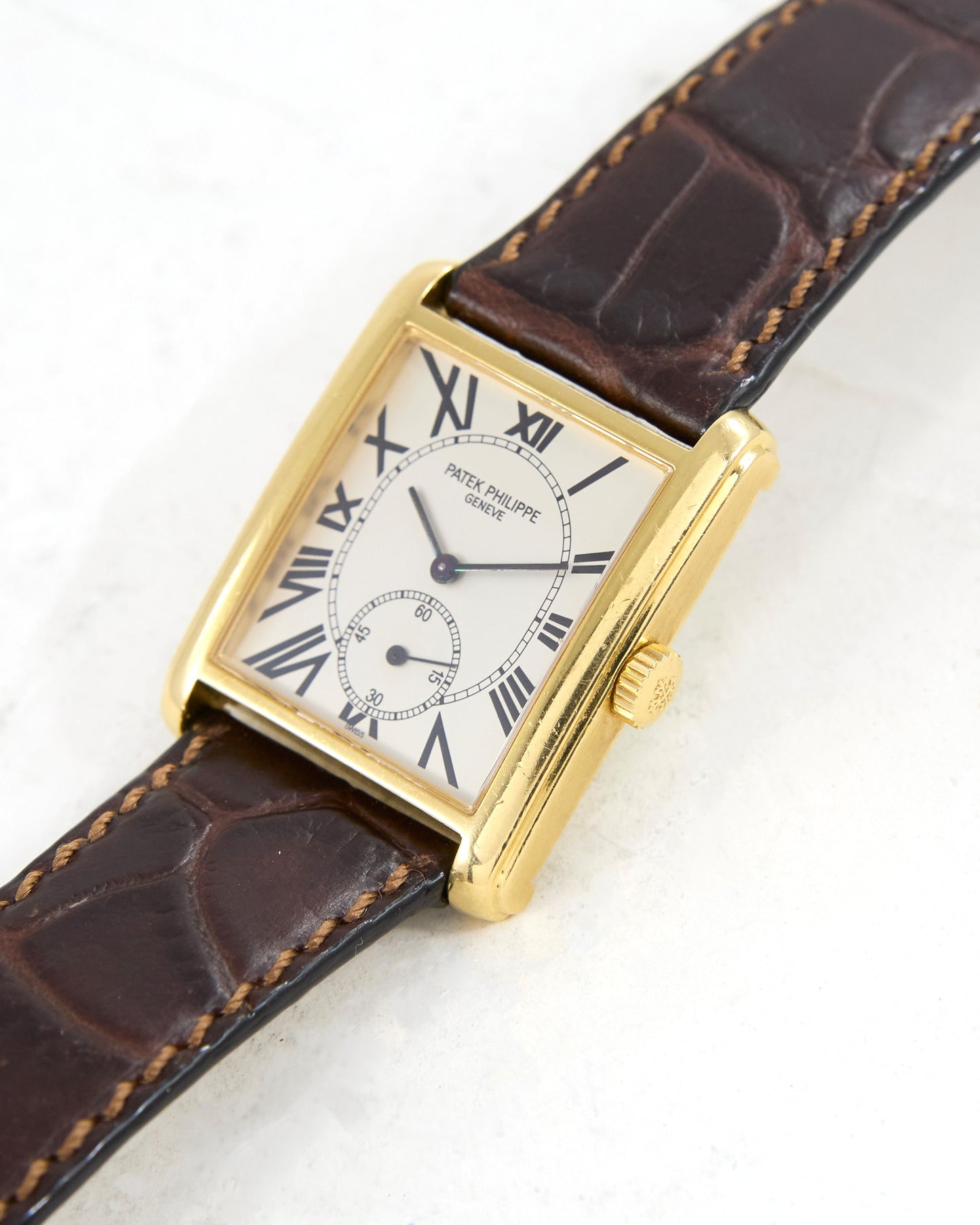Patek Philippe Gondolo in Yellow Gold on Leather Strap and Buckle