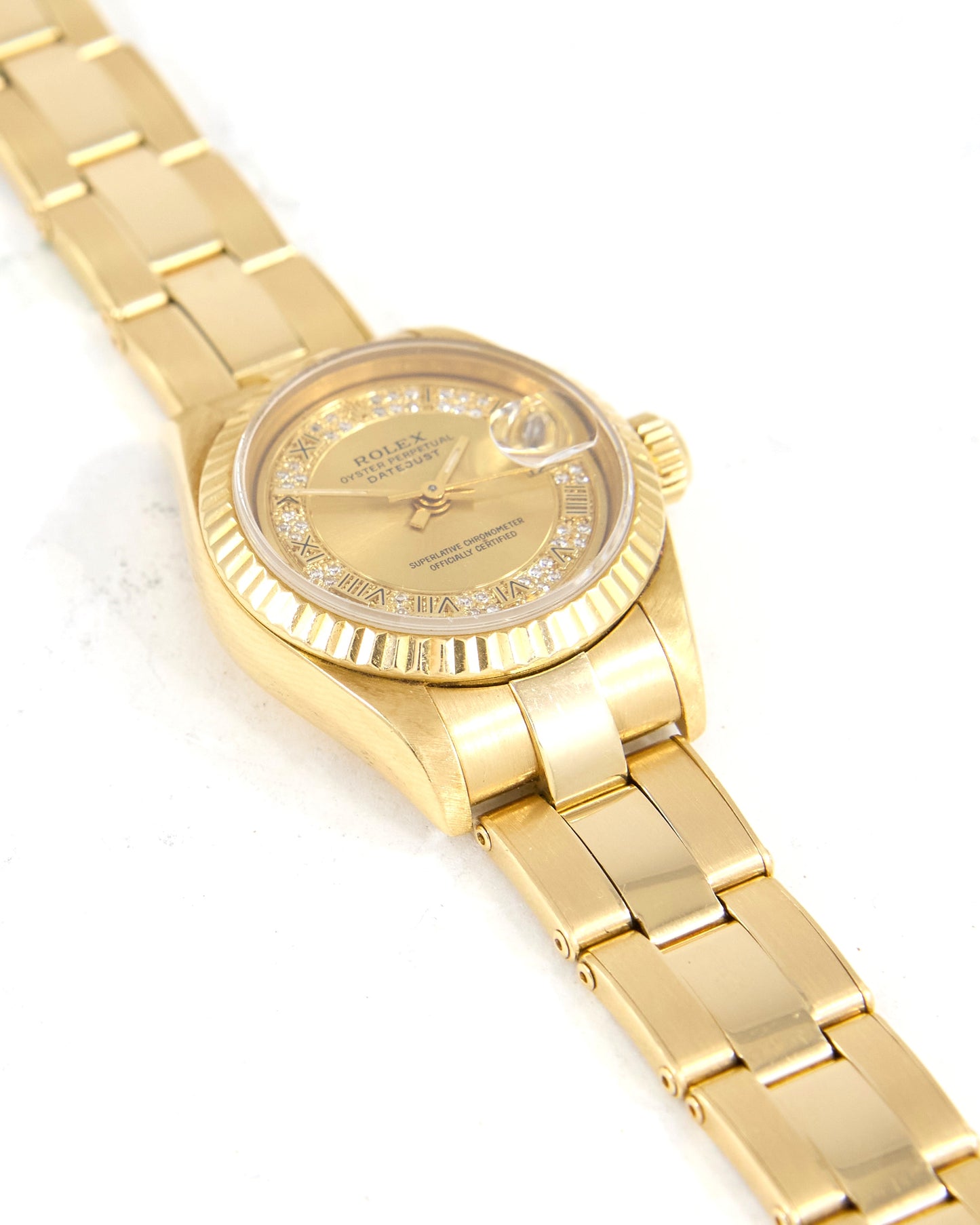 Rolex Ladies Datejust 69178 in Yellow Gold with Oyster Bracelet