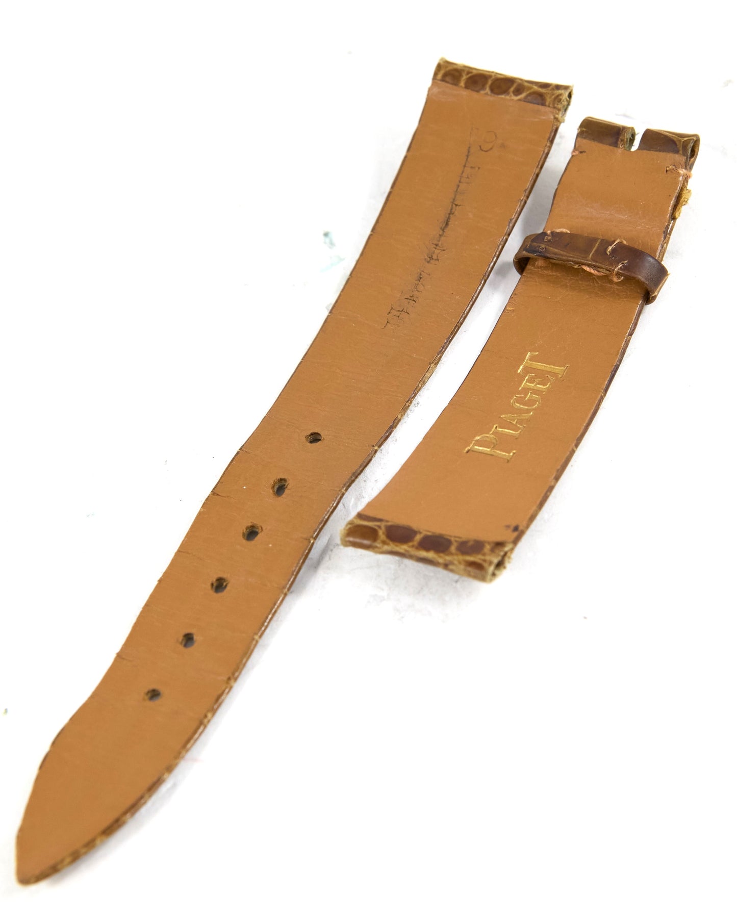 Piaget Automatic Lapis Lazuli Dial in 18K Yellow Gold Case on Leather Strap with Service Papers