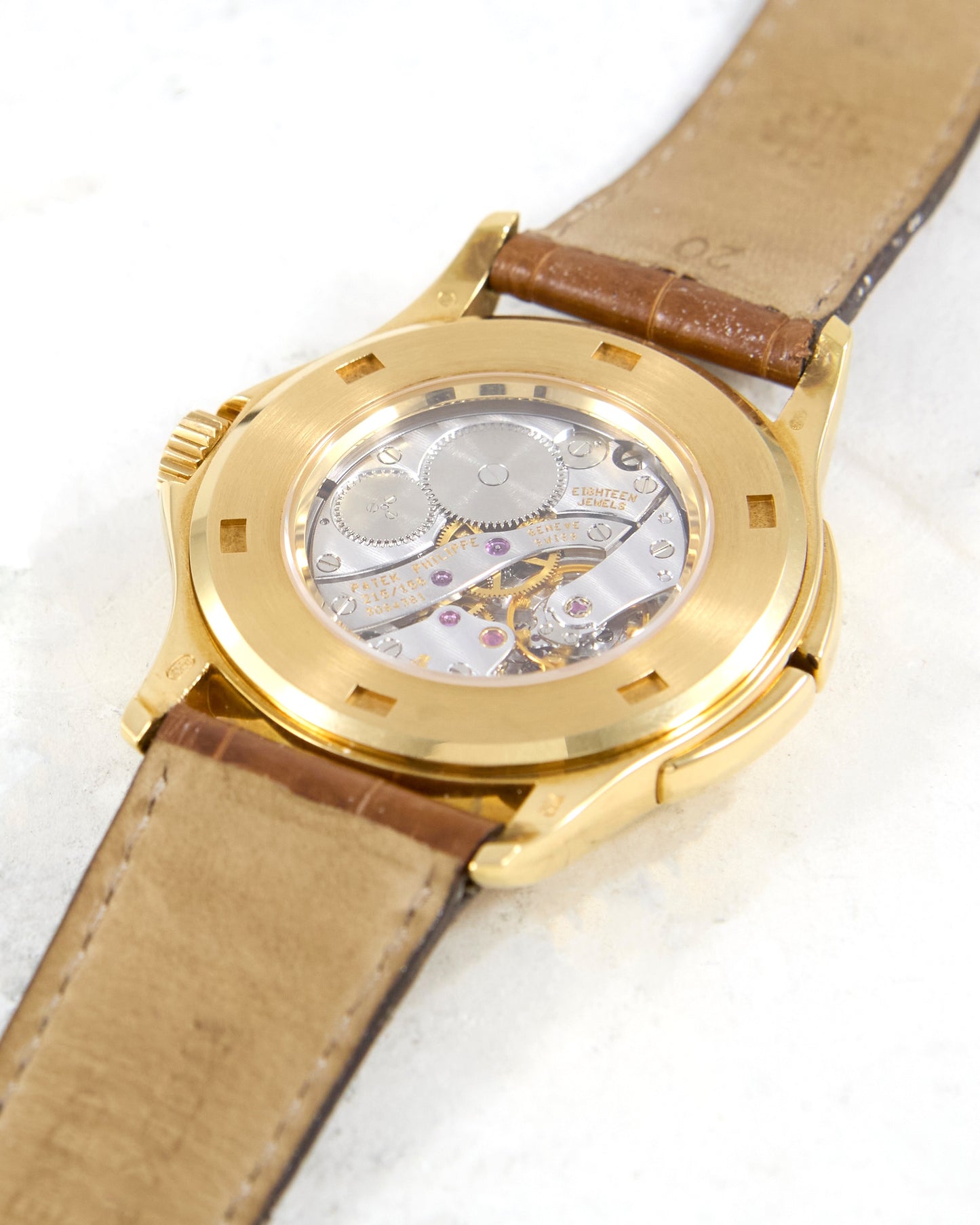 Patek Philippe Calatrava Travel Time 5134J in Yellow Gold with Leather Strap and Deployant Buckle with Box & Papers