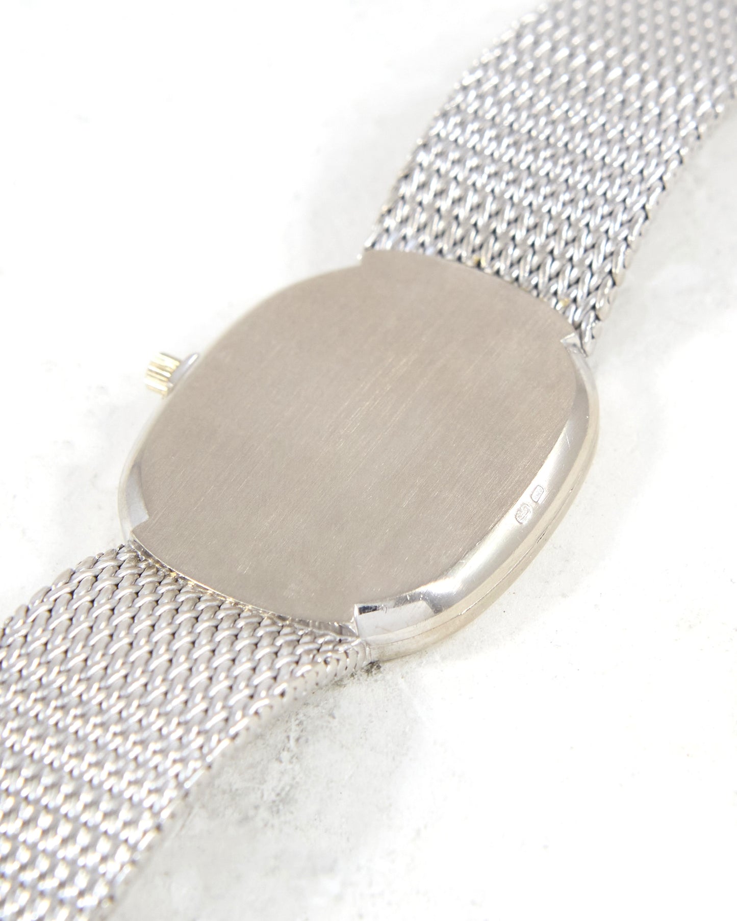 Patek Philippe Ellipse Blue Dial Automatic 3738 in White Gold Case and Bracelet