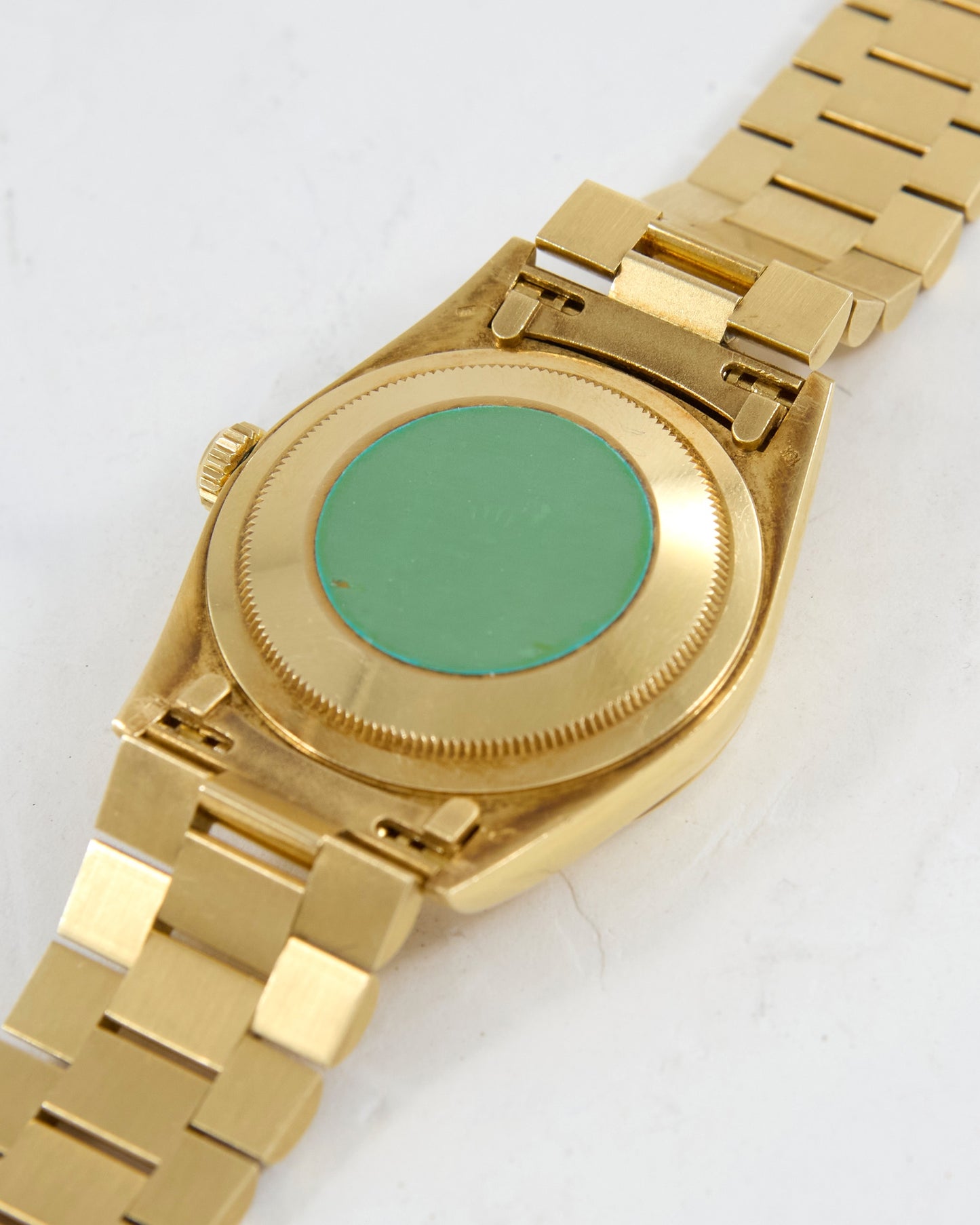Rolex Day-Date Blue Dial on President Bracelet with Set of Box and Papers