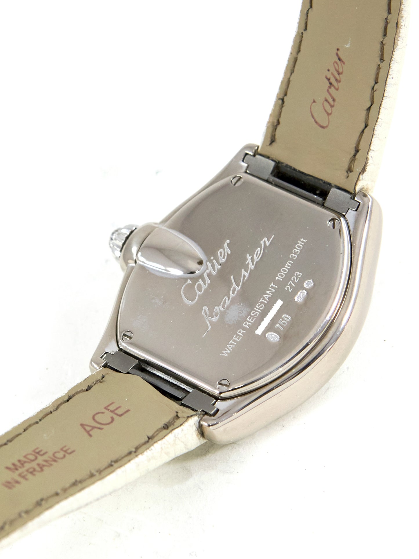 Cartier Roadster in White Gold with Diamonds and Box & Papers