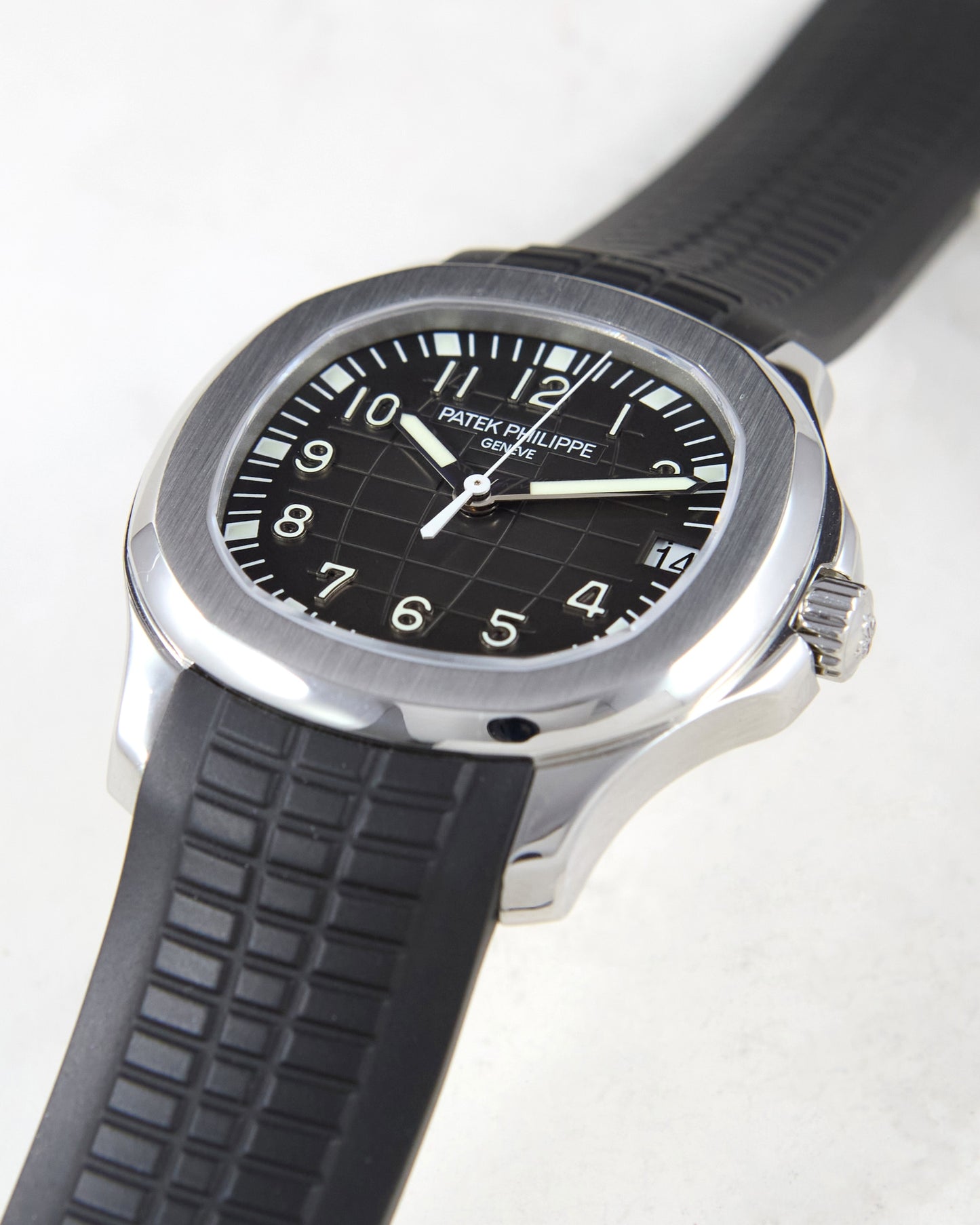 Patek Philippe Aquanaut 5165A in Steel Case on Rubber Strap