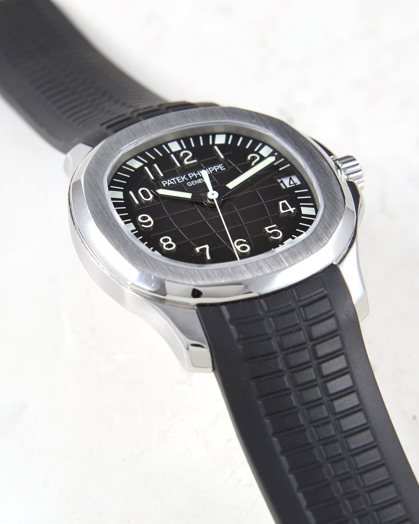 Patek Philippe Aquanaut 5165A in Steel Case on Rubber Strap