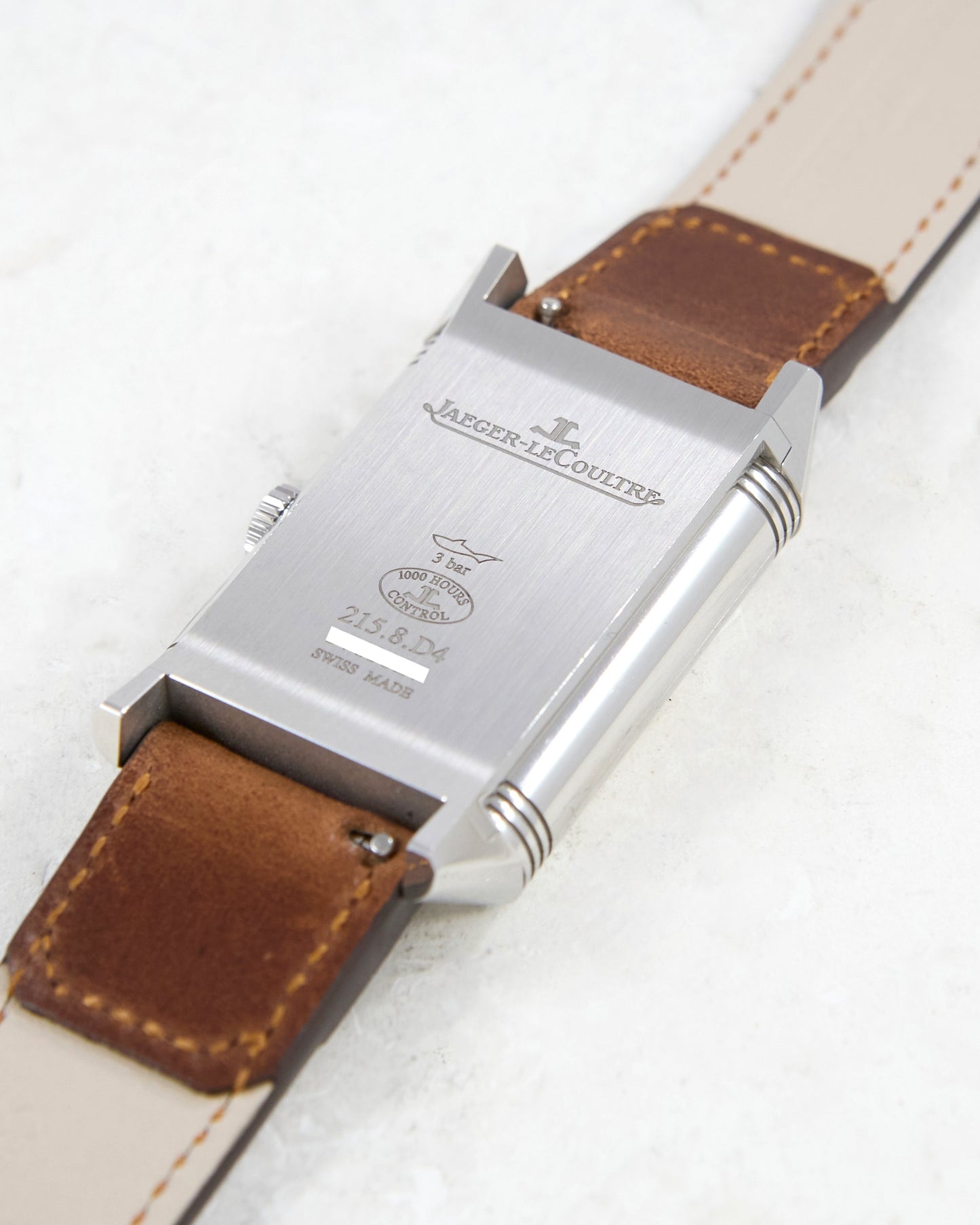 Jaeger-LeCoultre Reverso Duoface Q3848422 in Steel on Leather Strap and Deployant