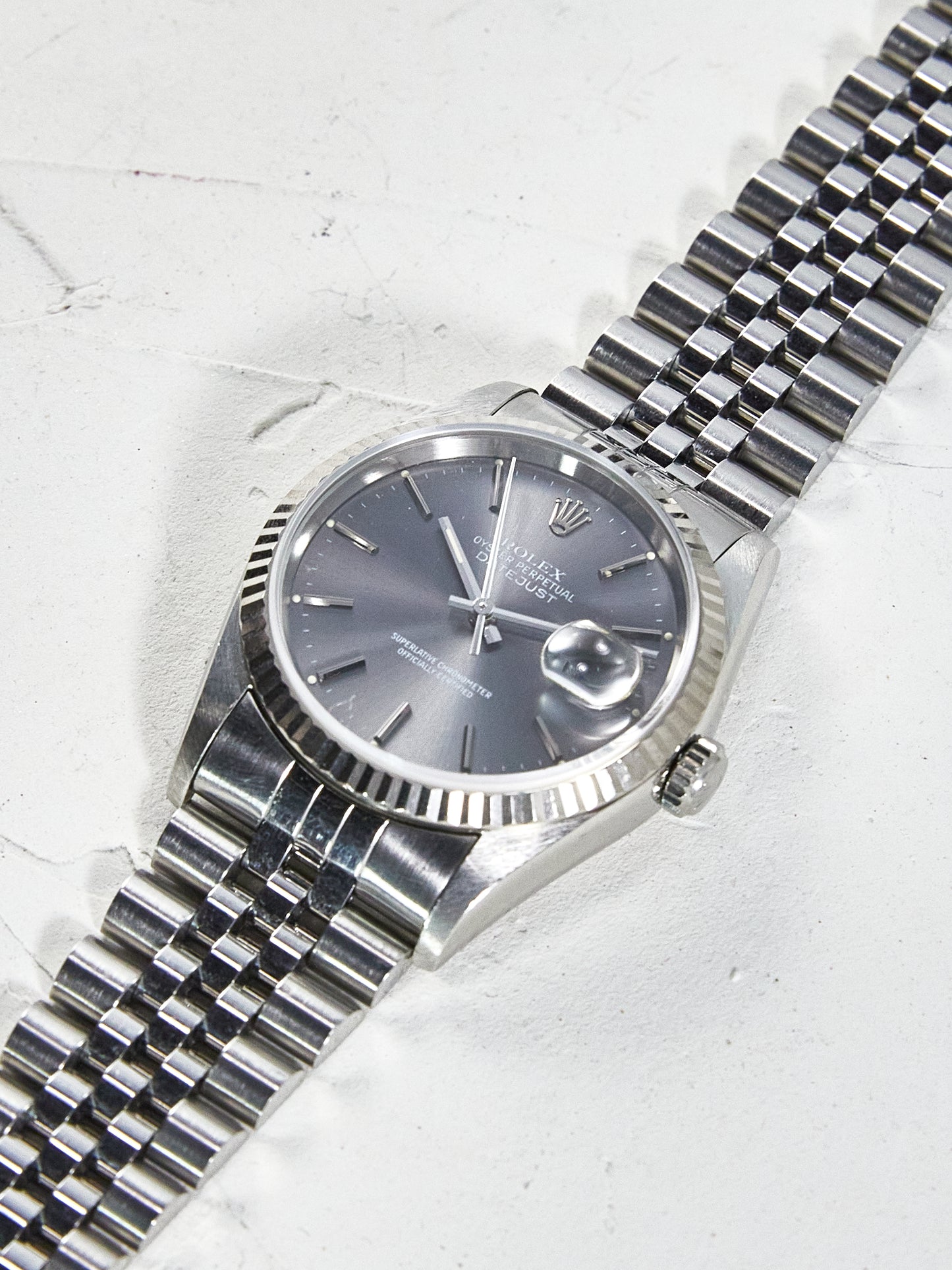 ROLEX GREY DIAL DATEJUST