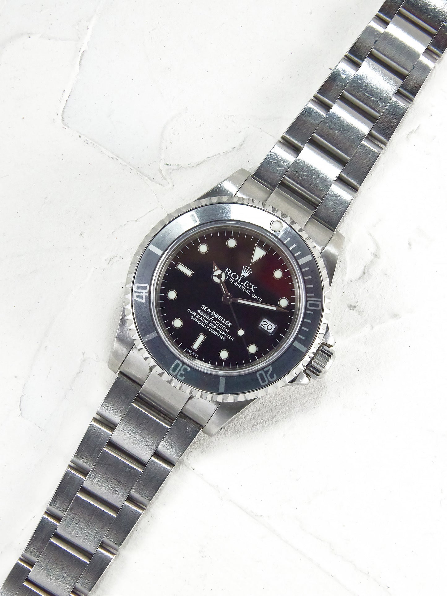 ROLEX SEA-DWELLER SWISS ONLY DIAL WITH FADED BEZEL