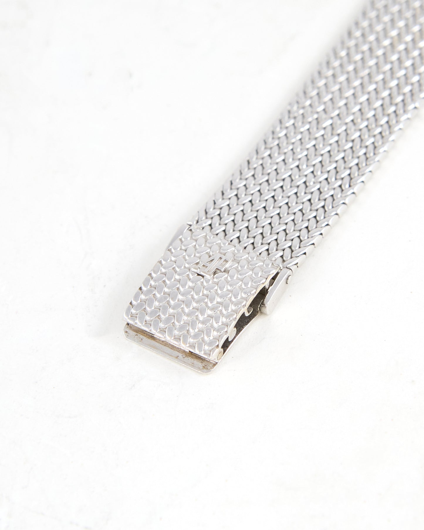 Audemars Piguet Ellipse Jumbo in White Gold with Silver Diamond Dial