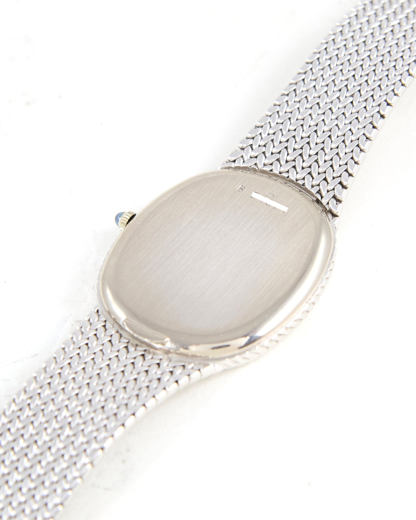 Audemars Piguet Ellipse Jumbo in White Gold with Silver Diamond Dial