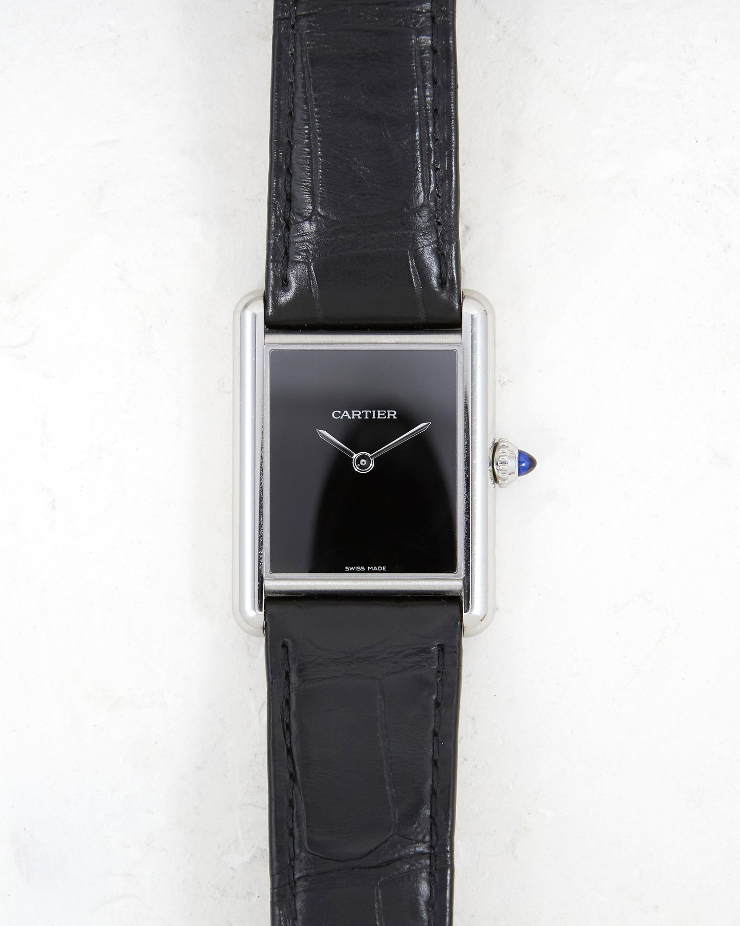 Cartier Tank Must Black Dial with Box & Papers