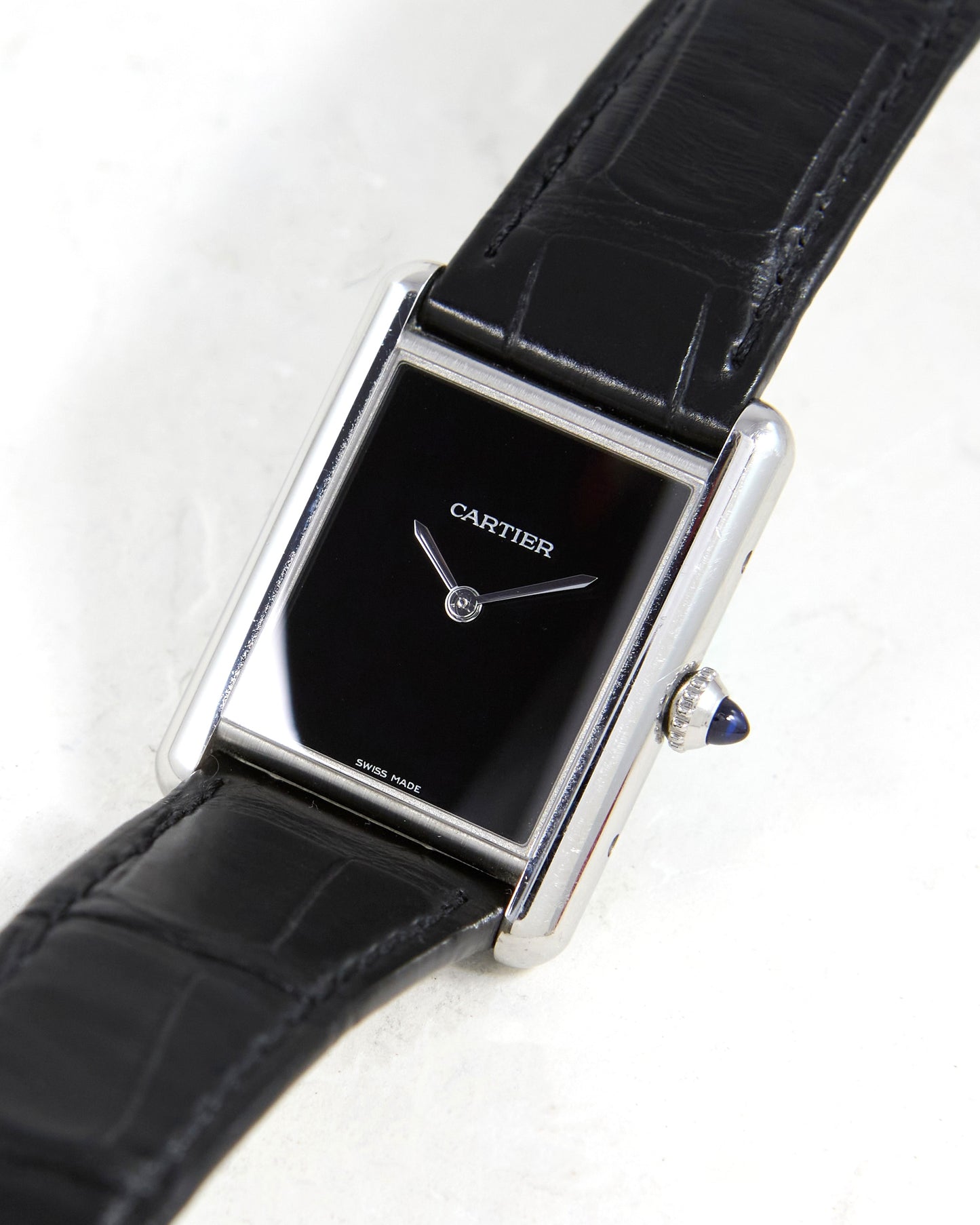 Cartier Tank Must Black Dial with Box & Papers