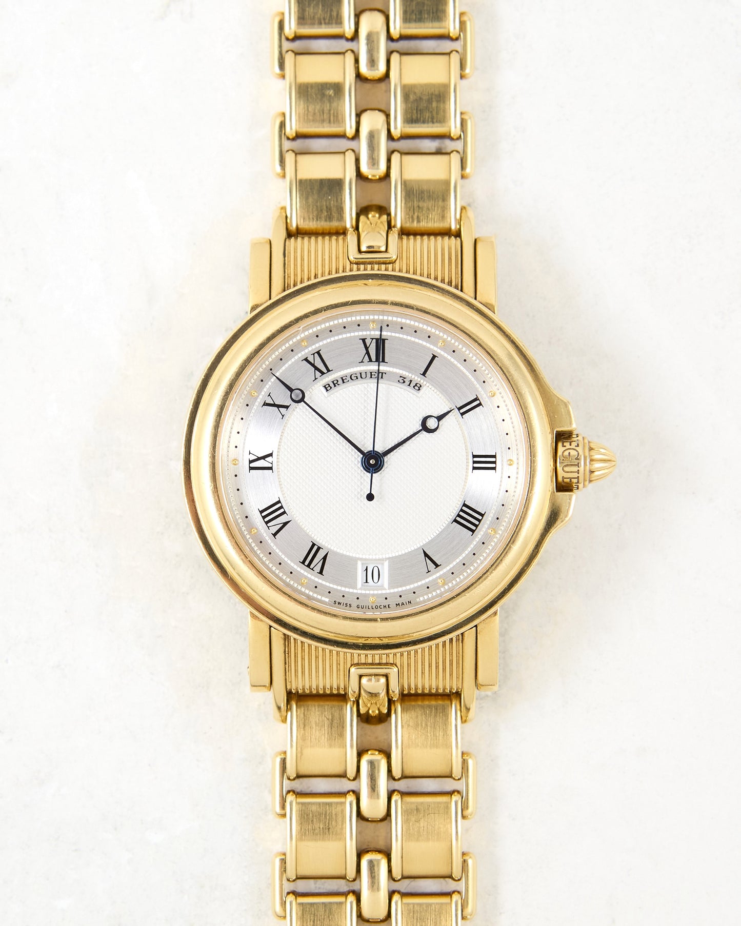 Breguet Marine 5800BA Automatic in Yellow Gold Case and Bracelet