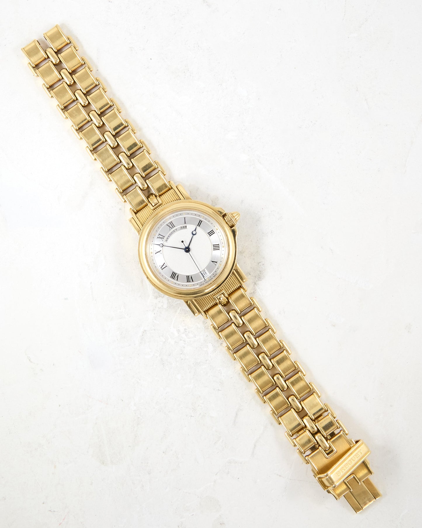 Breguet Marine 5800BA Automatic in Yellow Gold Case and Bracelet