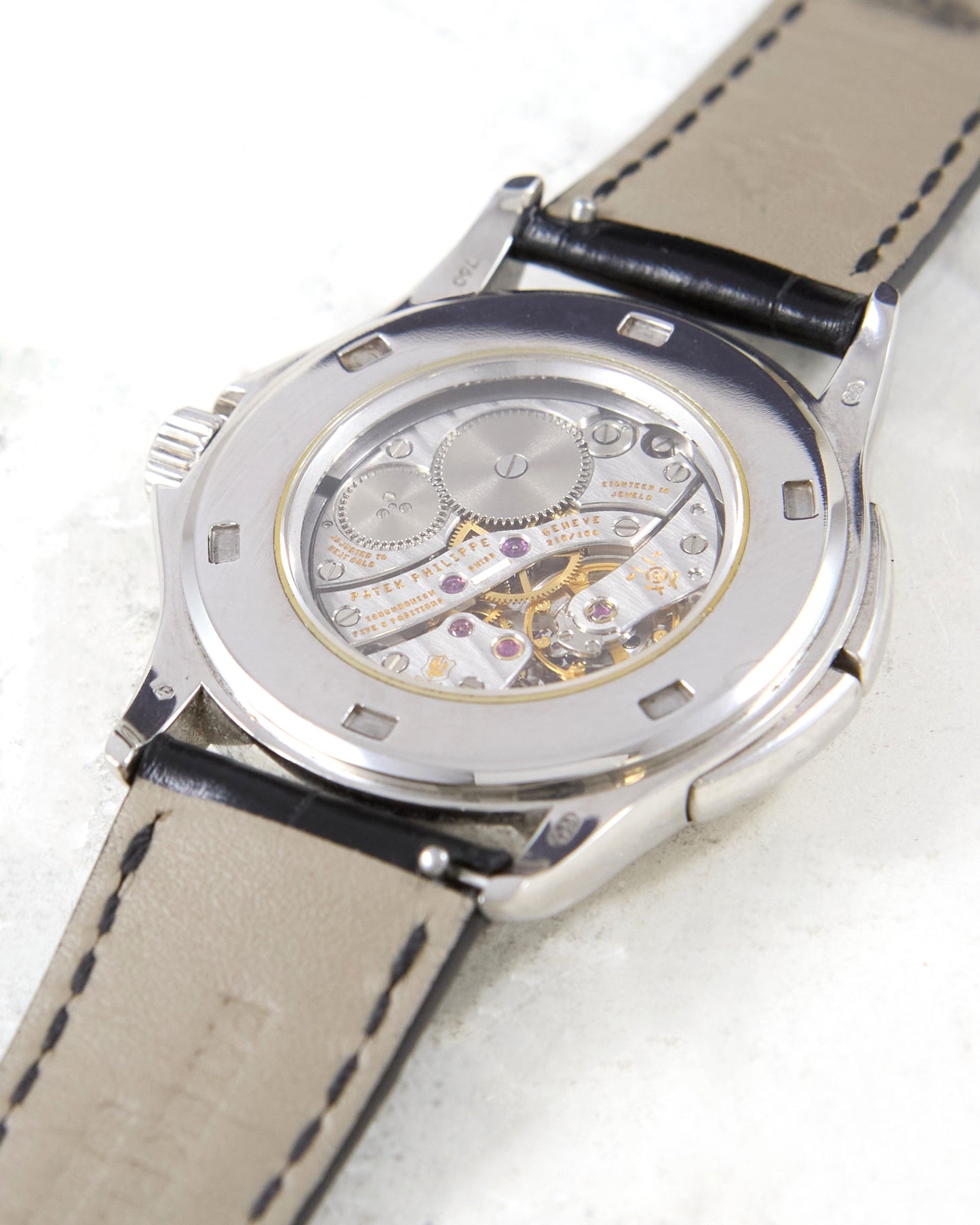 Patek Philippe Calatrava Travel Time 5134G in White Gold with Leather Strap and Deployant Bucke with Papers