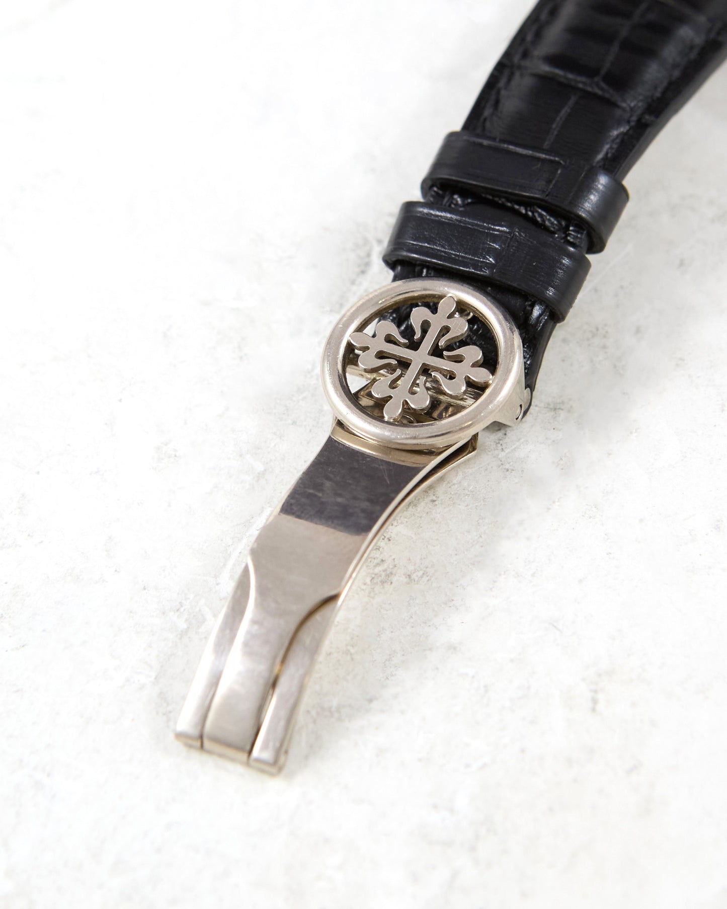 Patek Philippe Calatrava Travel Time 5134G in White Gold with Leather Strap and Deployant Bucke with Papers