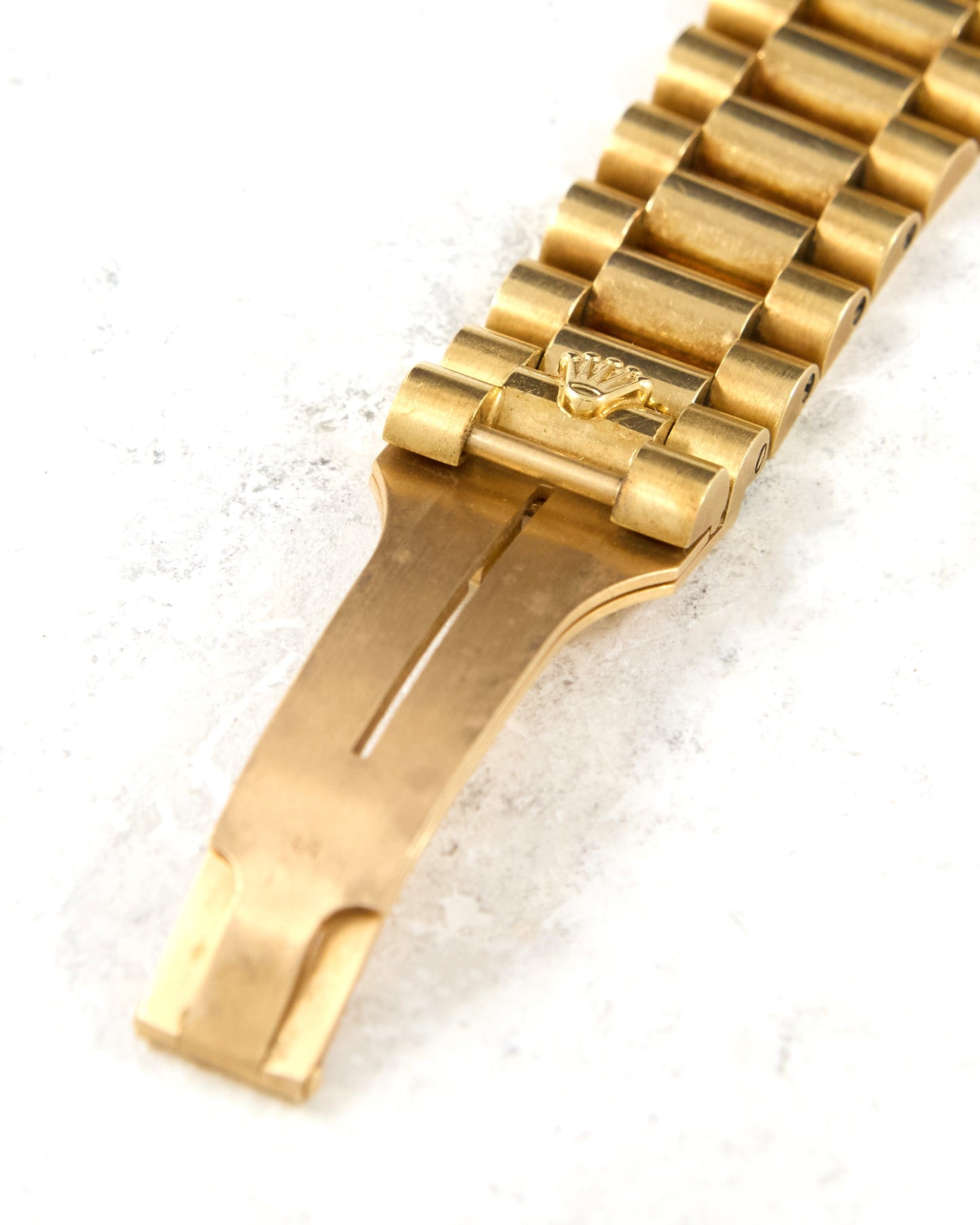Rolex Day-Date 18038 Champagne Dial in Yellow Gold with Box & Papers - New Old Stock Condition