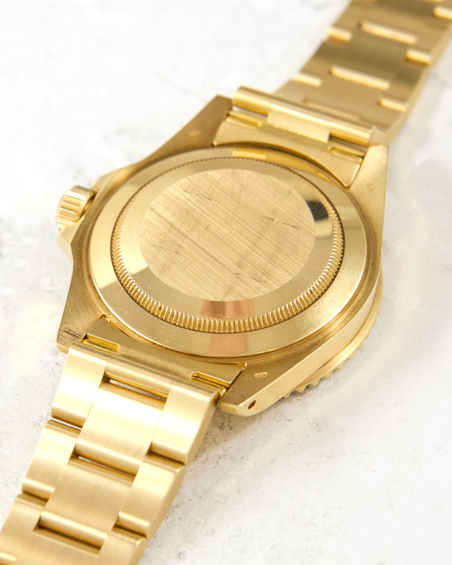 Rolex Submariner 16618 Black Dial in Yellow Gold with Box & Papers - New Old Stock Condition