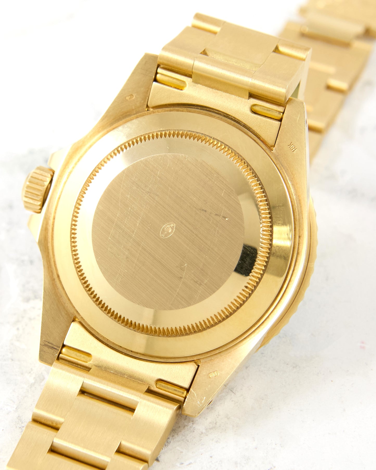 Rolex Submariner 16618 Black Dial in Yellow Gold with Box & Papers - New Old Stock Condition
