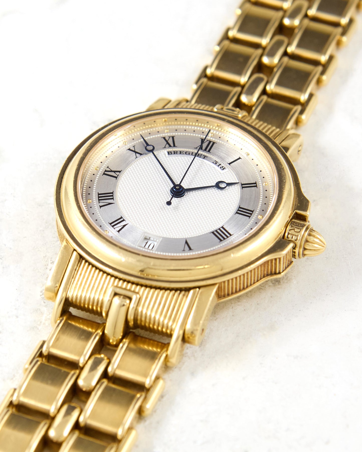 Breguet Marine 5800BA Automatic in Yellow Gold Case and Bracelet