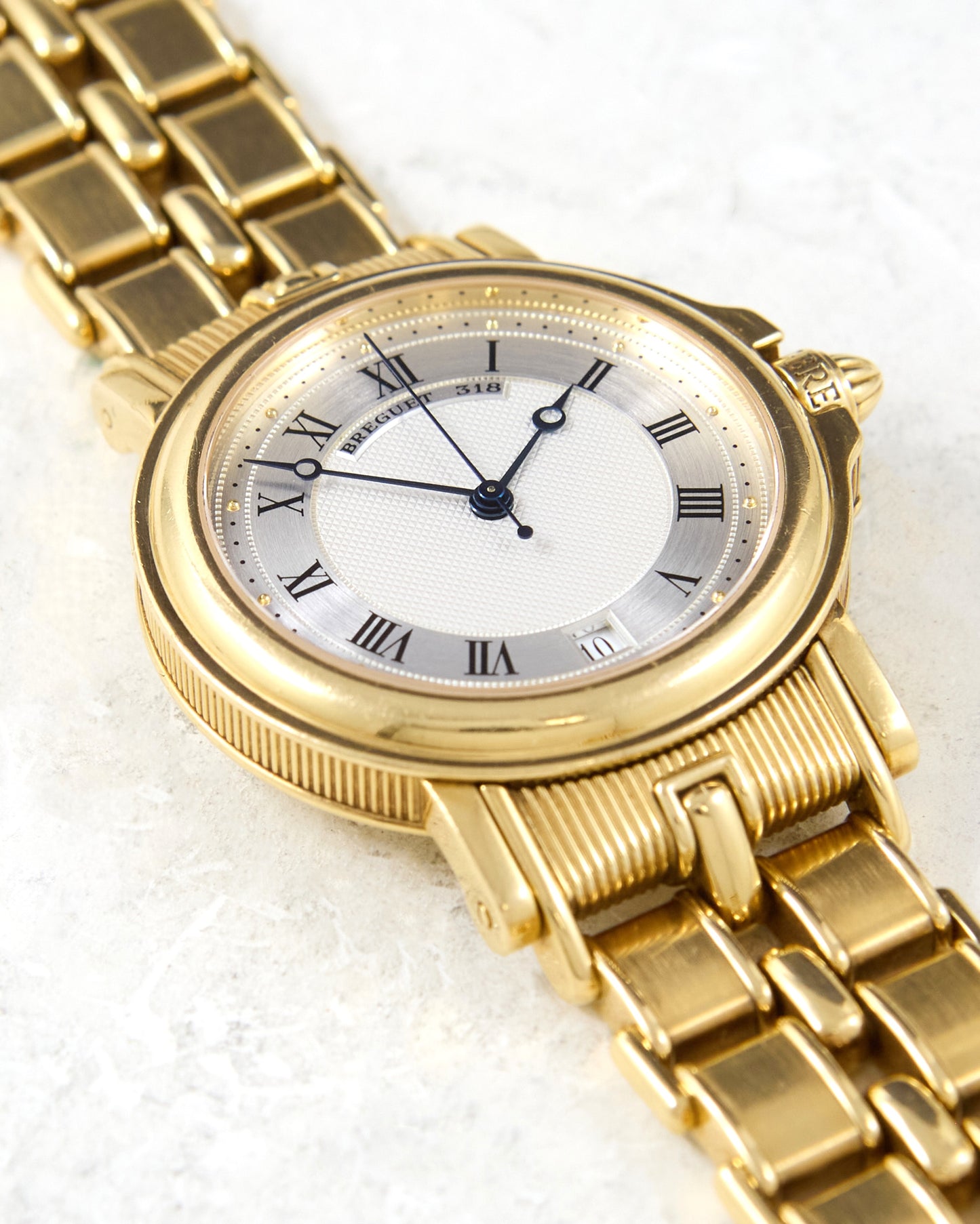 Breguet Marine 5800BA Automatic in Yellow Gold Case and Bracelet