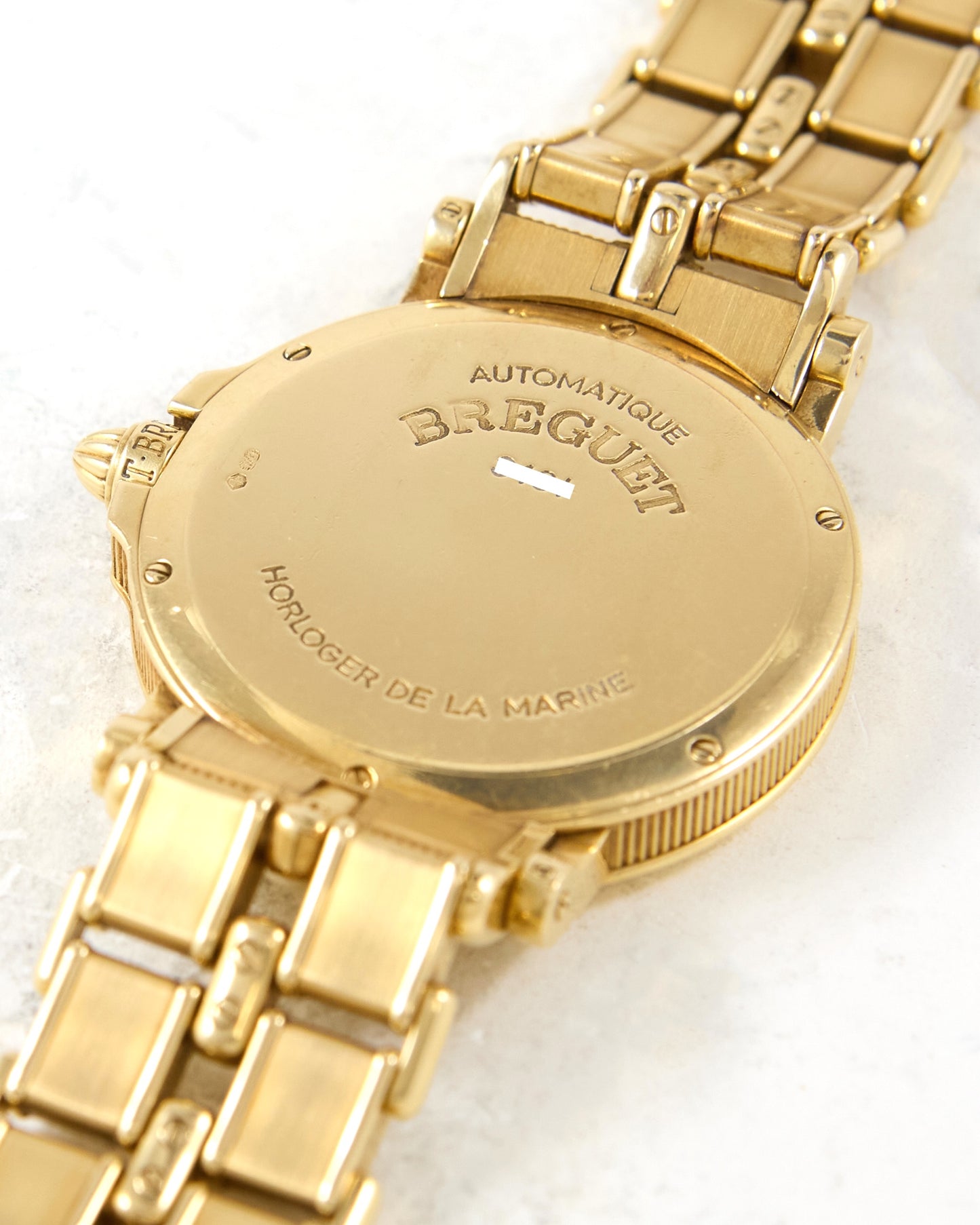 Breguet Marine 5800BA Automatic in Yellow Gold Case and Bracelet
