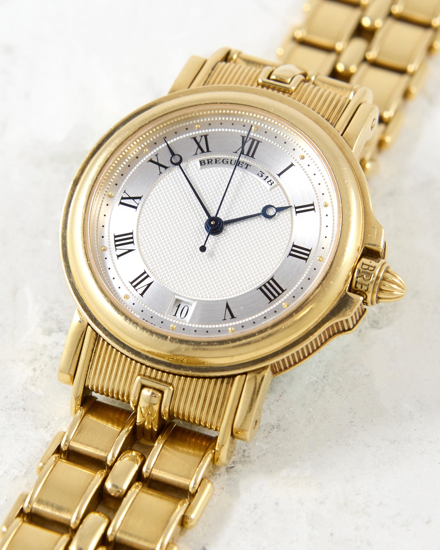 Breguet Marine 5800BA Automatic in Yellow Gold Case and Bracelet