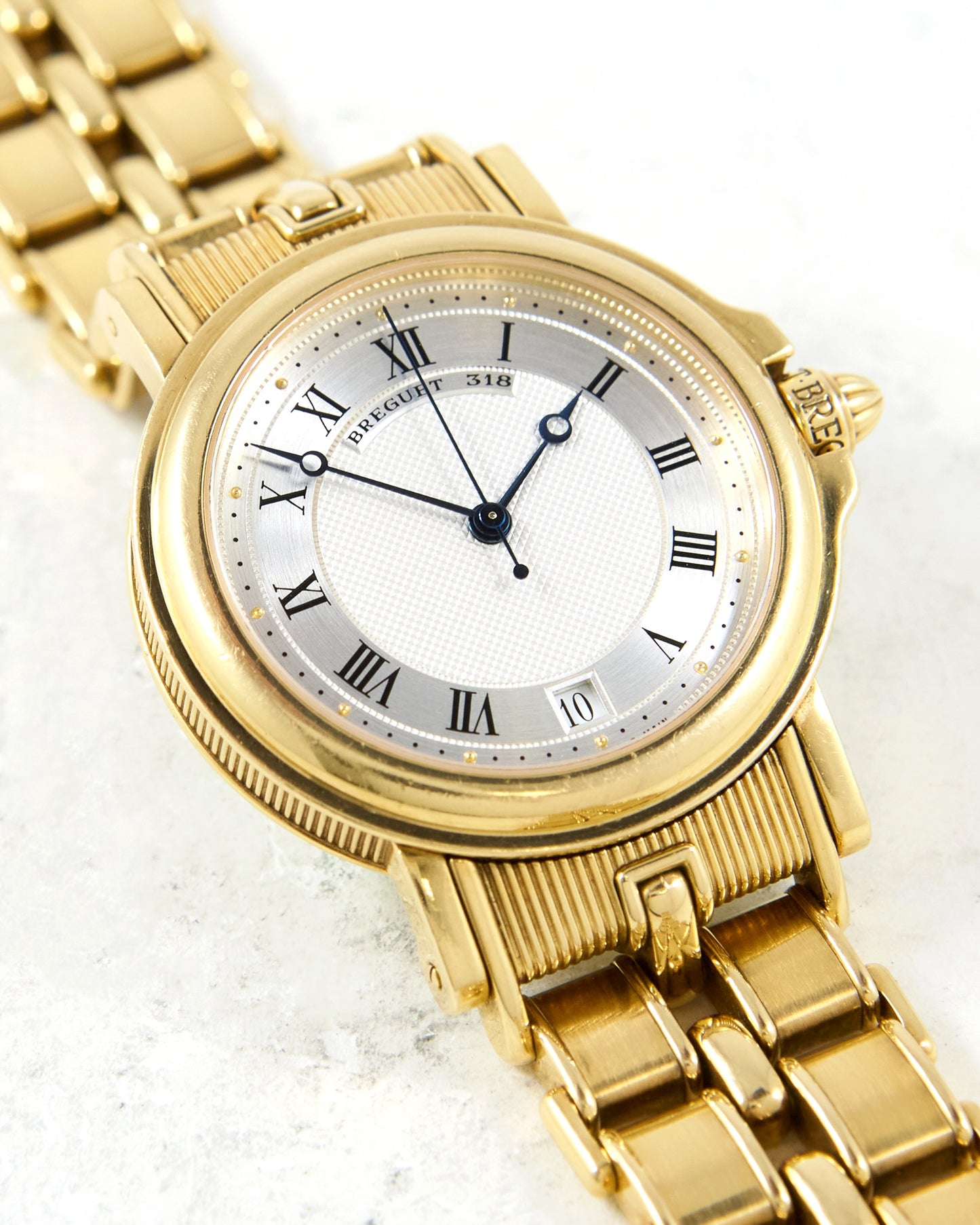 Breguet Marine 5800BA Automatic in Yellow Gold Case and Bracelet