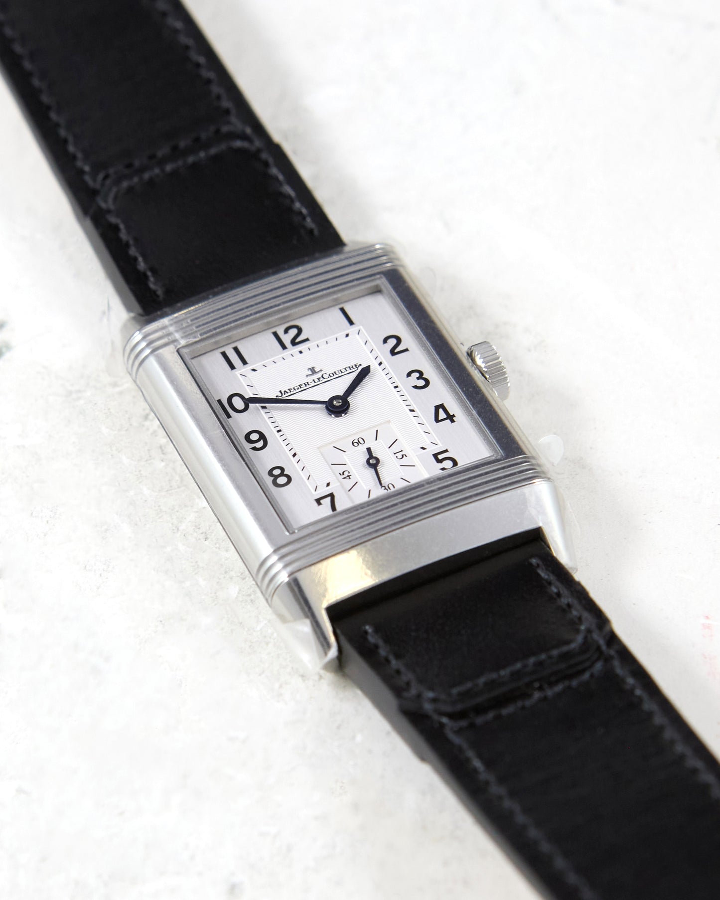 Jaeger-LeCoultre Reverso Classic Monoface Small Seconds in Steel with Box & Papers - Unworn Condition