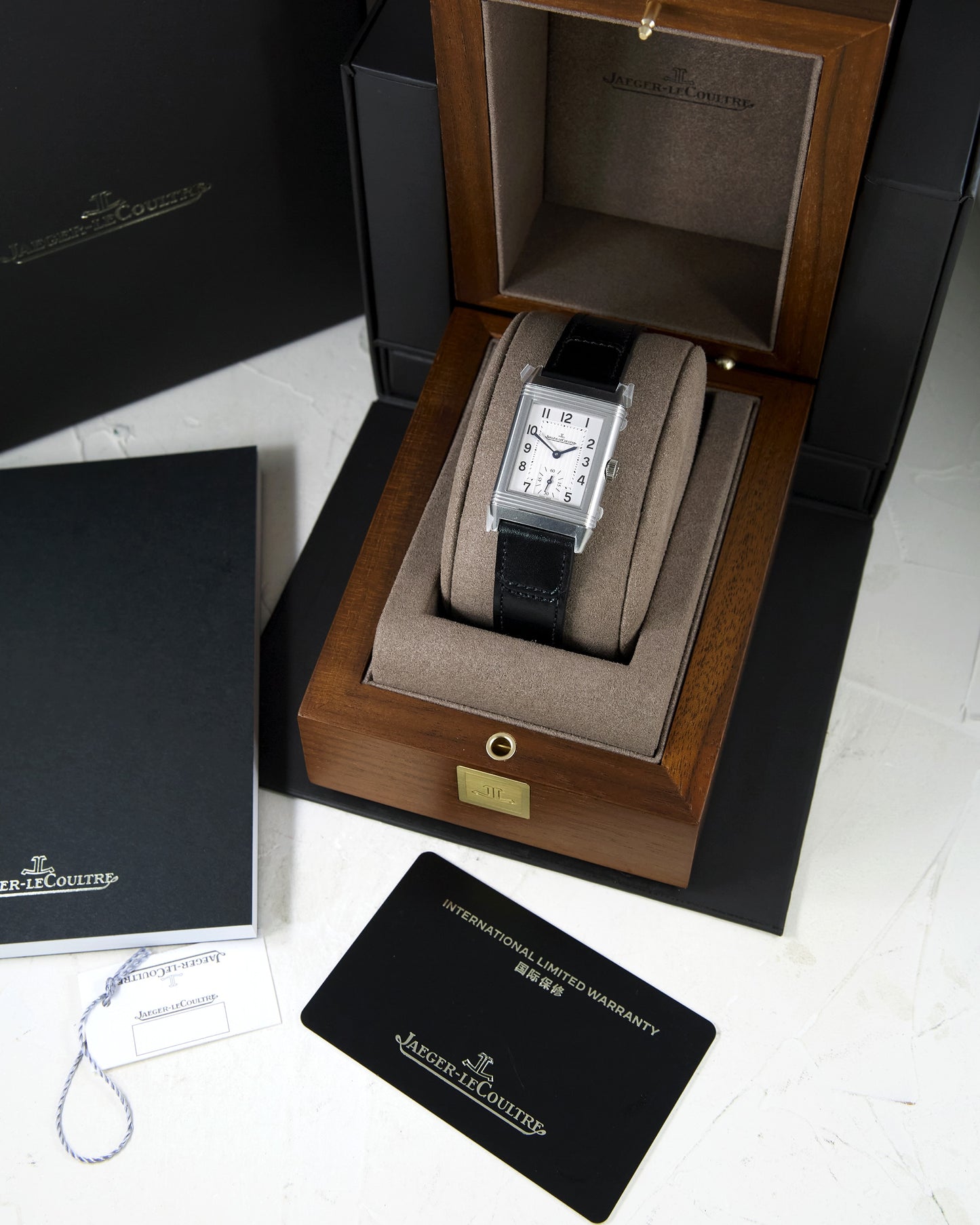 Jaeger-LeCoultre Reverso Classic Monoface Small Seconds in Steel with Box & Papers - Unworn Condition