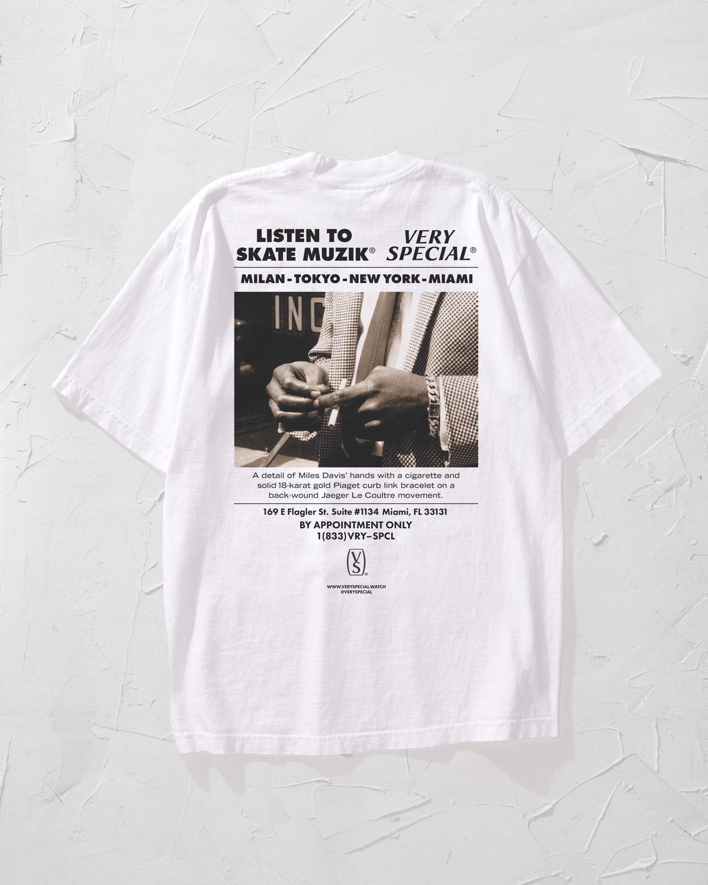 Very Special x Skate Muzik Tee - White