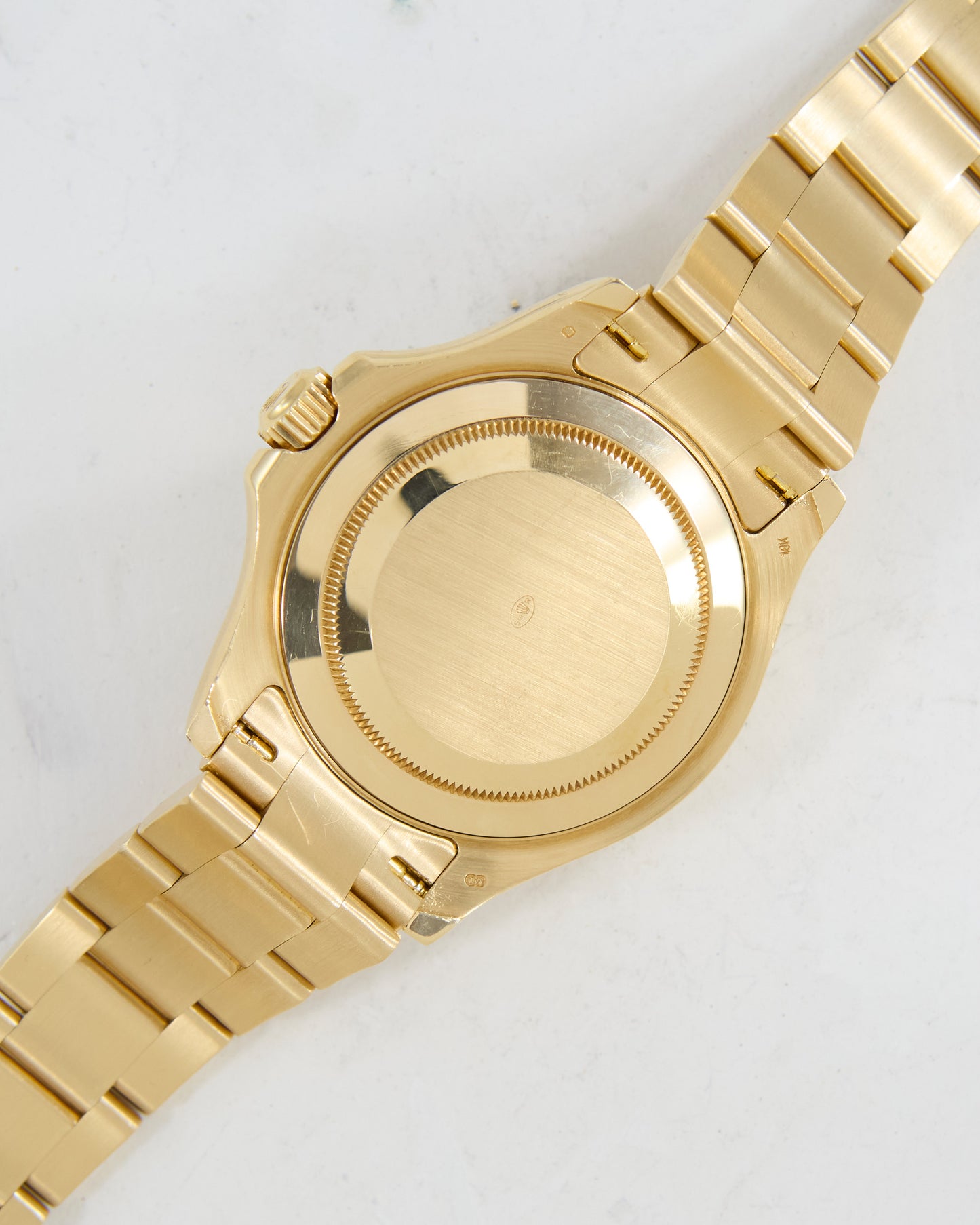 ROLEX YACHT-MASTER IN GOLD ON OYSTER BRACELET