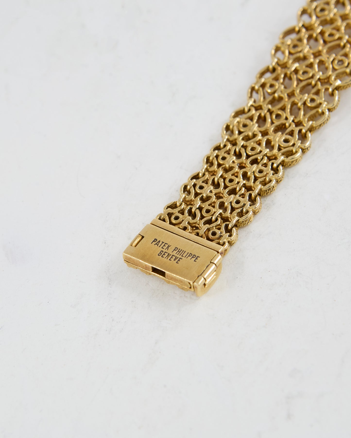 Patek Philippe Ellipse Onyx and Diamond Pave Dial on Gold Bracelet with Diamonds