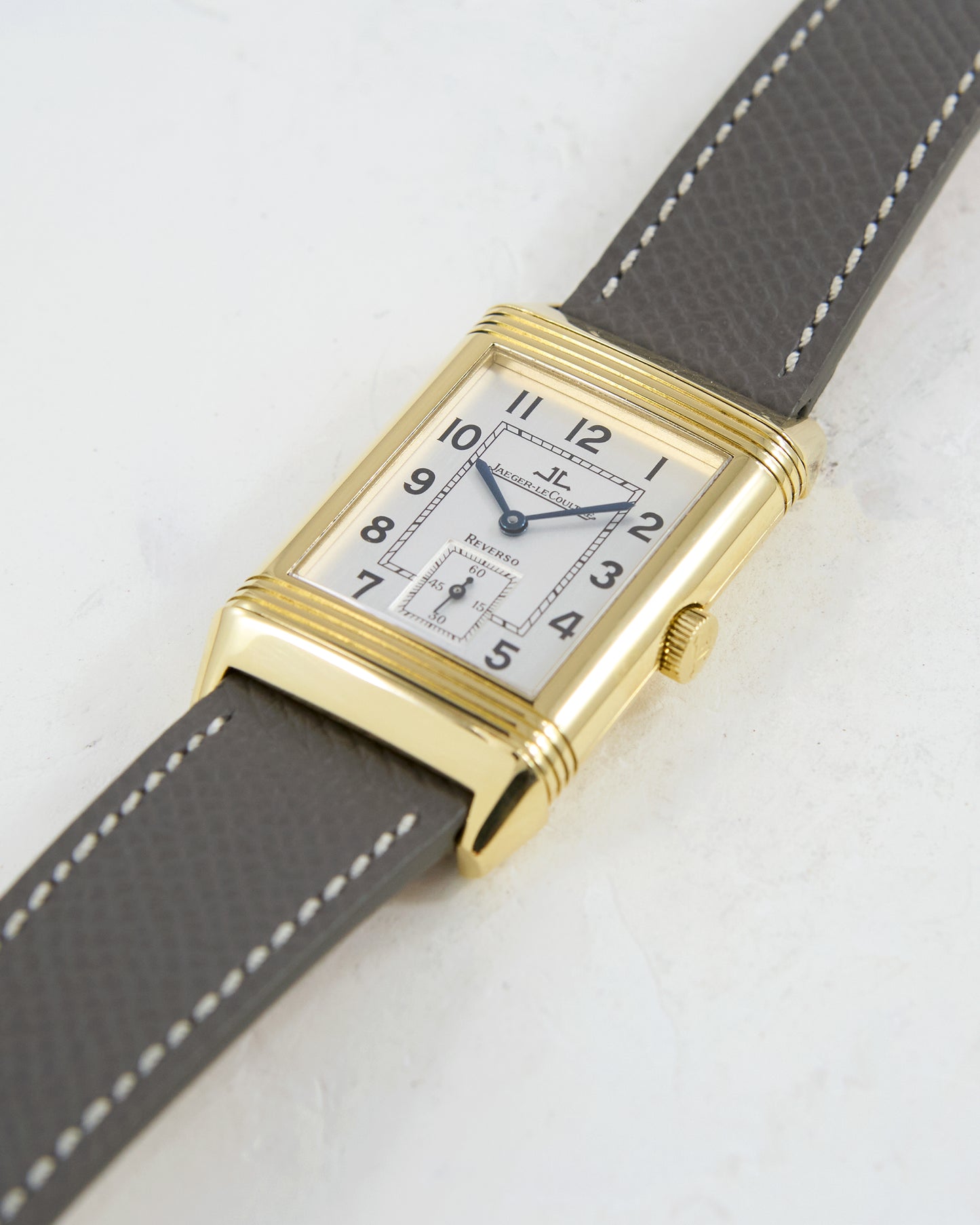 Jaeger-LeCoultre Reverso Grande Taille in Yellow Gold with Box and Papers