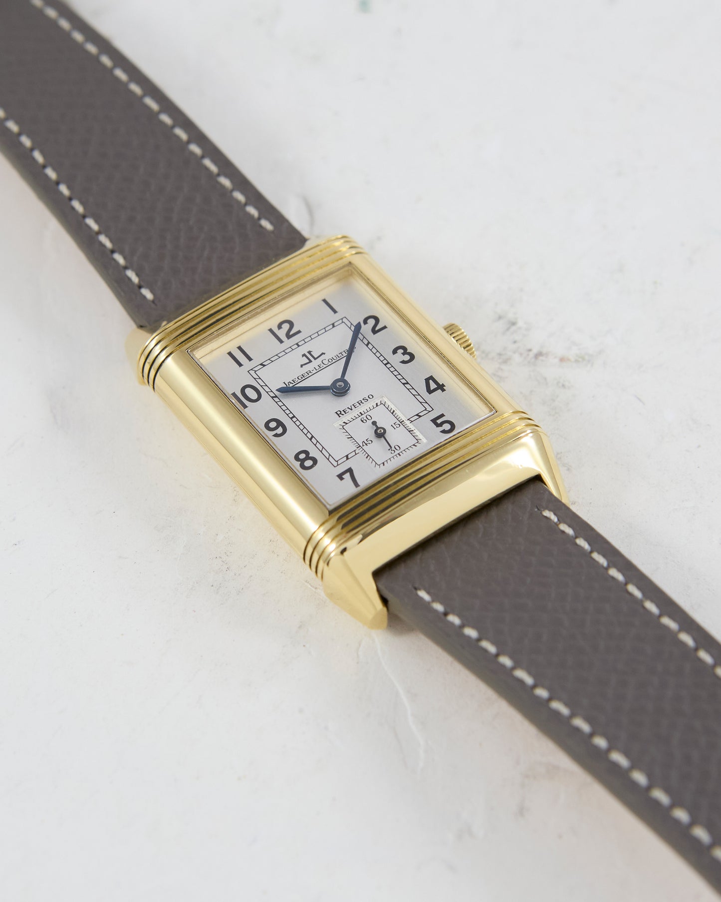 Jaeger-LeCoultre Reverso Grande Taille in Yellow Gold with Box and Papers