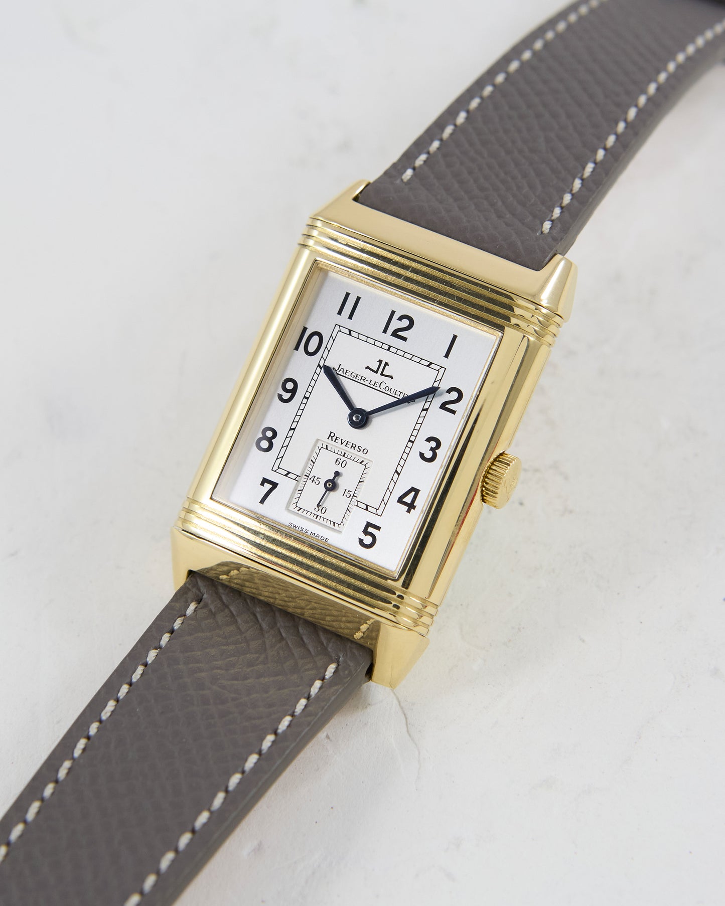 Jaeger-LeCoultre Reverso Grande Taille in Yellow Gold with Box and Papers