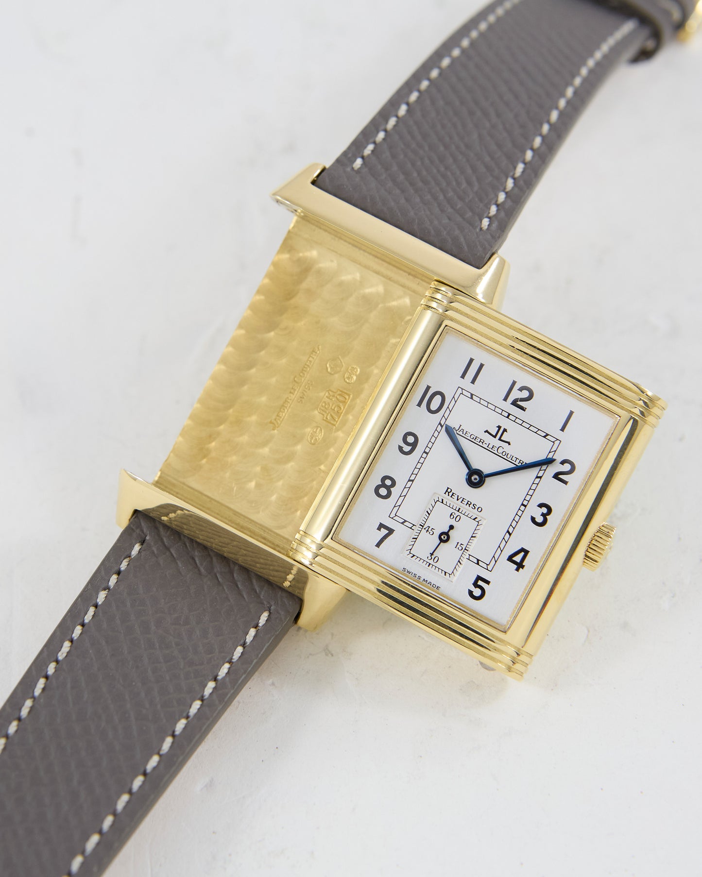 Jaeger-LeCoultre Reverso Grande Taille in Yellow Gold with Box and Papers