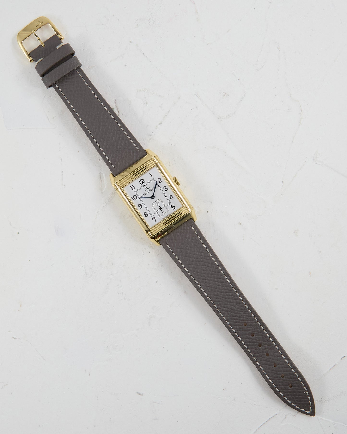 Jaeger-LeCoultre Reverso Grande Taille in Yellow Gold with Box and Papers