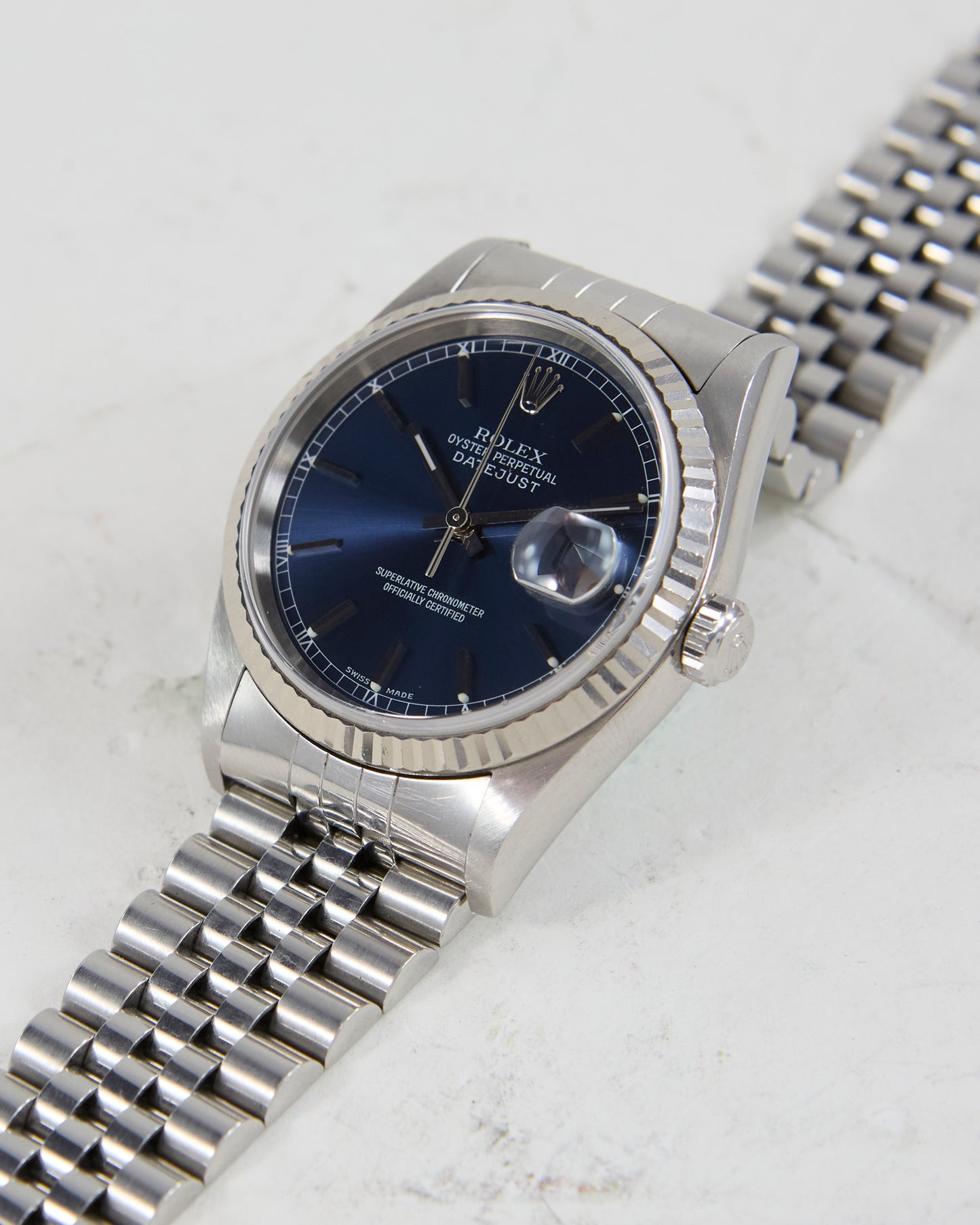 Rolex Datejust Blue Dial on Jubilee Bracelet