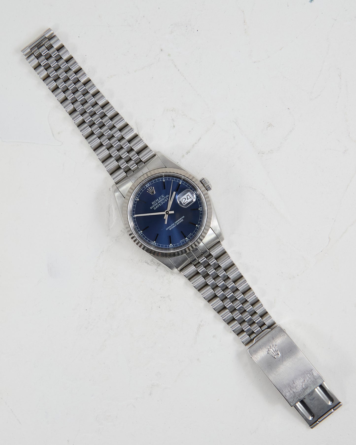 Rolex Datejust Blue Dial on Jubilee Bracelet